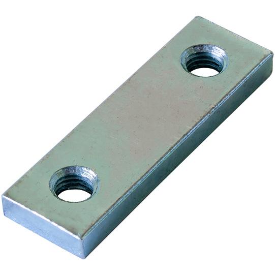 Gewindeplatte, Stahl verzinkt, M8, Lochabstand 40 mm 385102937 Suer