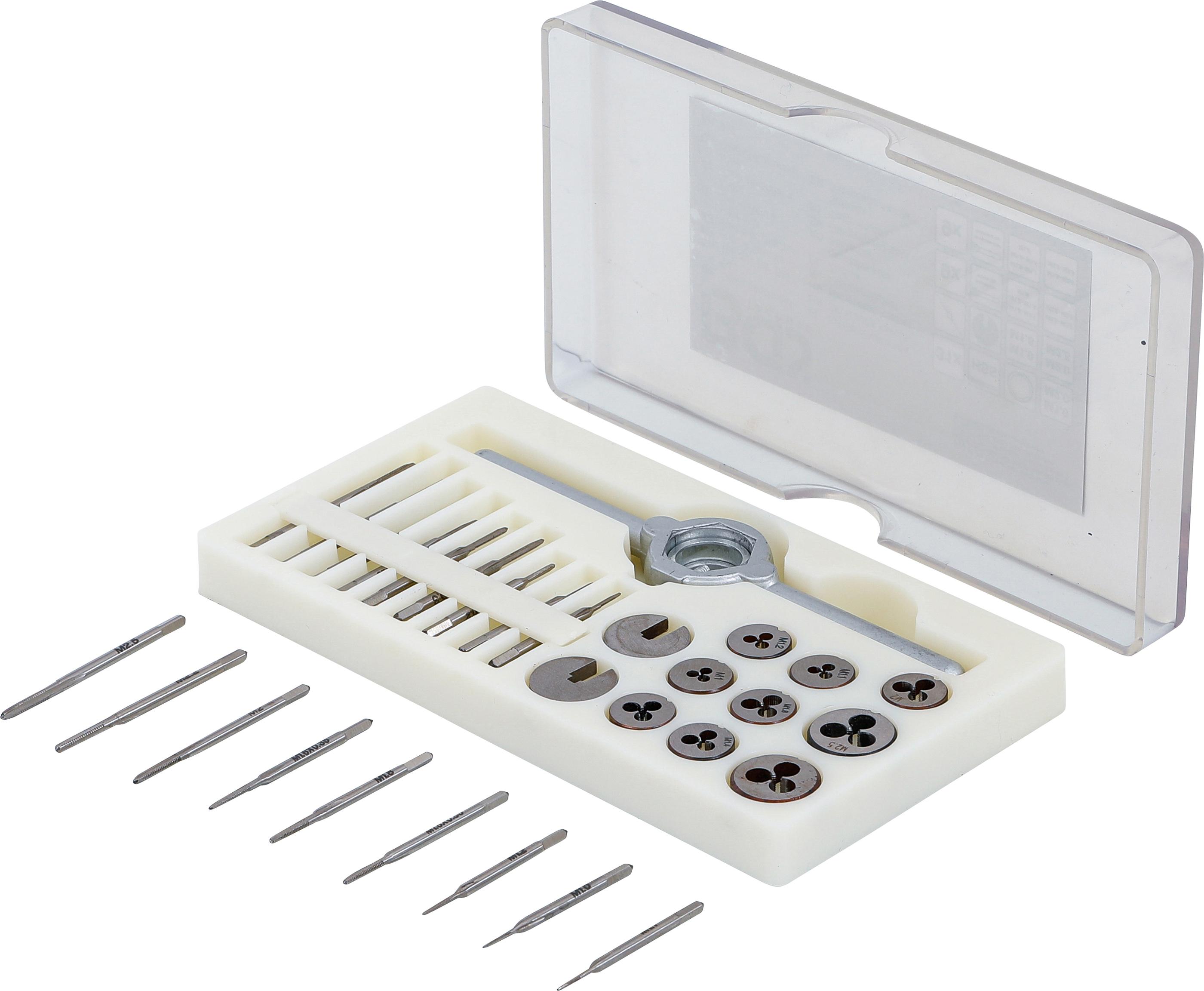 Gewindeschneid-Satz | M1 - M2,5 | 31-tlg. BGS902