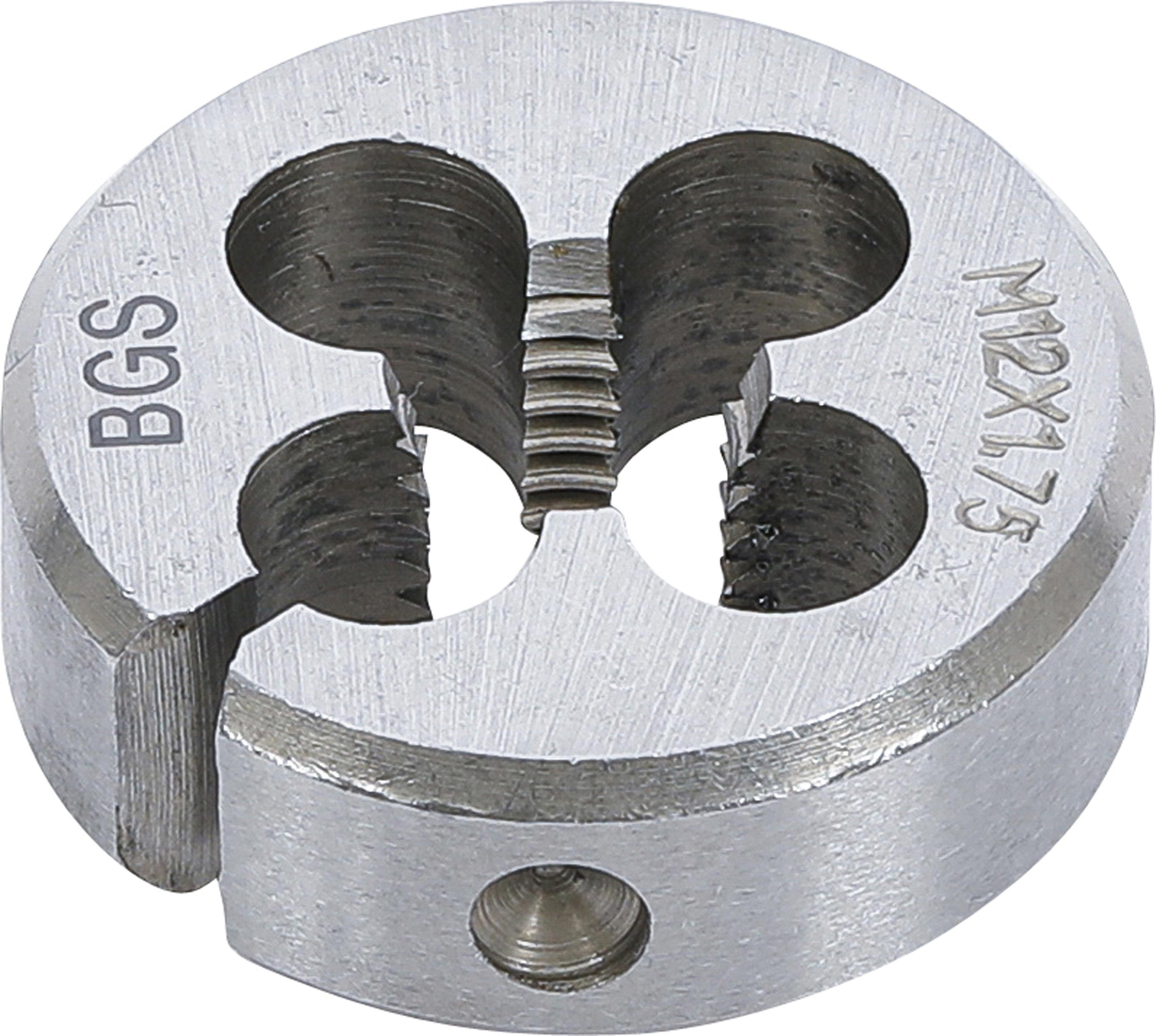 Gewindeschneideisen | M12 x 1,75 x 38 mm BGS1900-M12X1.75-S