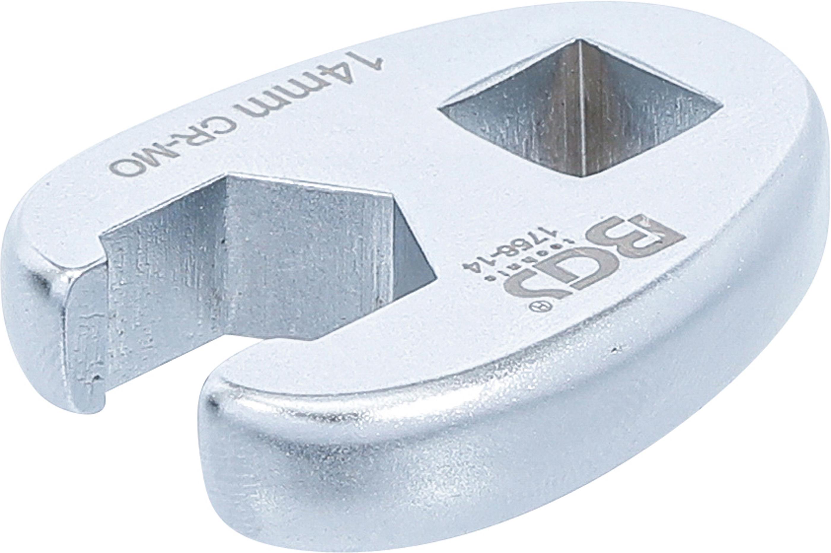 Hahnenfußschlüssel | Antrieb Innenvierkant 10 mm (3/8") | SW 14 mm BGS1756-14