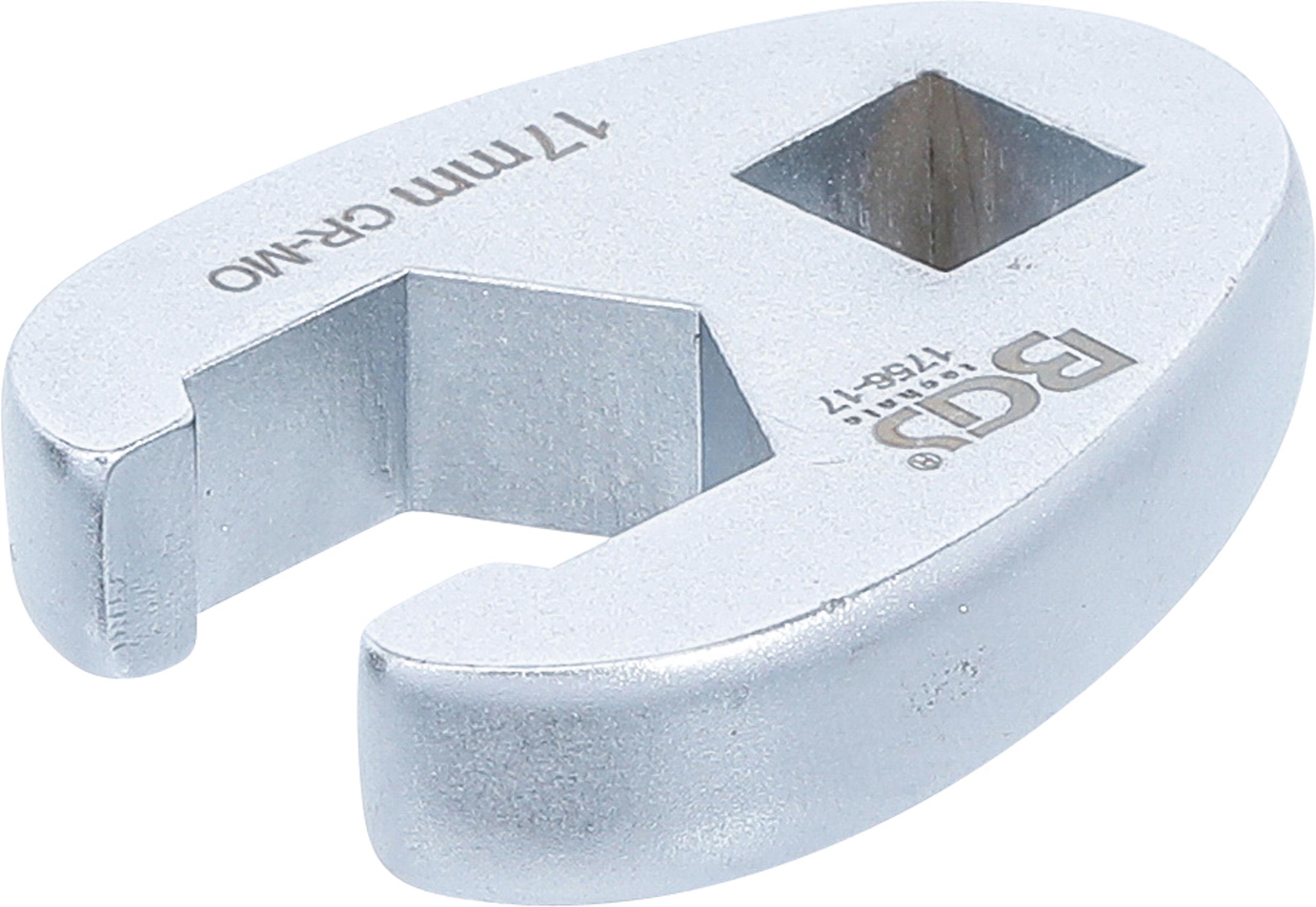 Hahnenfußschlüssel | Antrieb Innenvierkant 10 mm (3/8") | SW 17 mm BGS1756-17