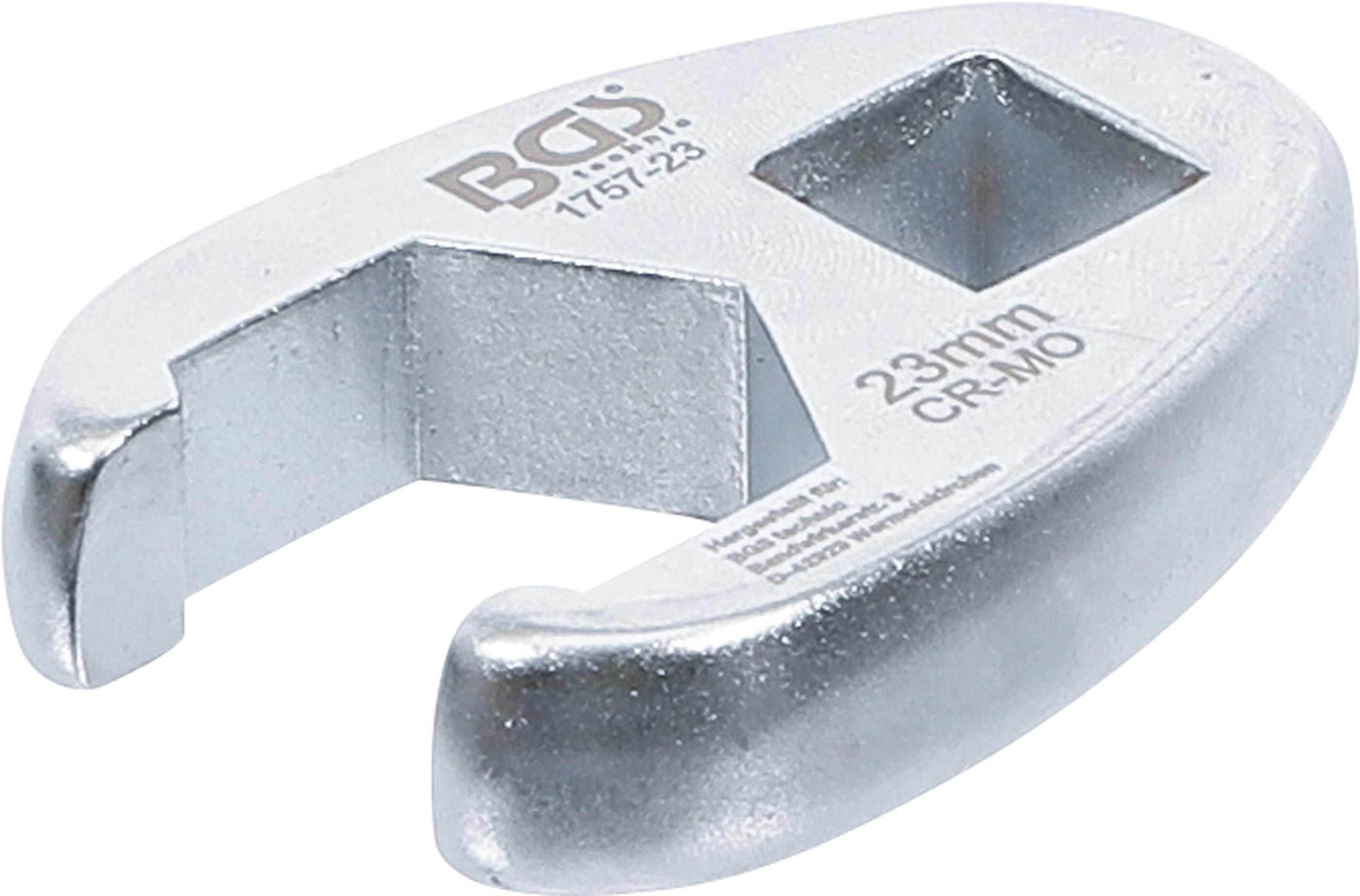 Hahnenfußschlüssel | Antrieb Innenvierkant 12,5 mm (1/2") | SW 23 mm BGS1757-23