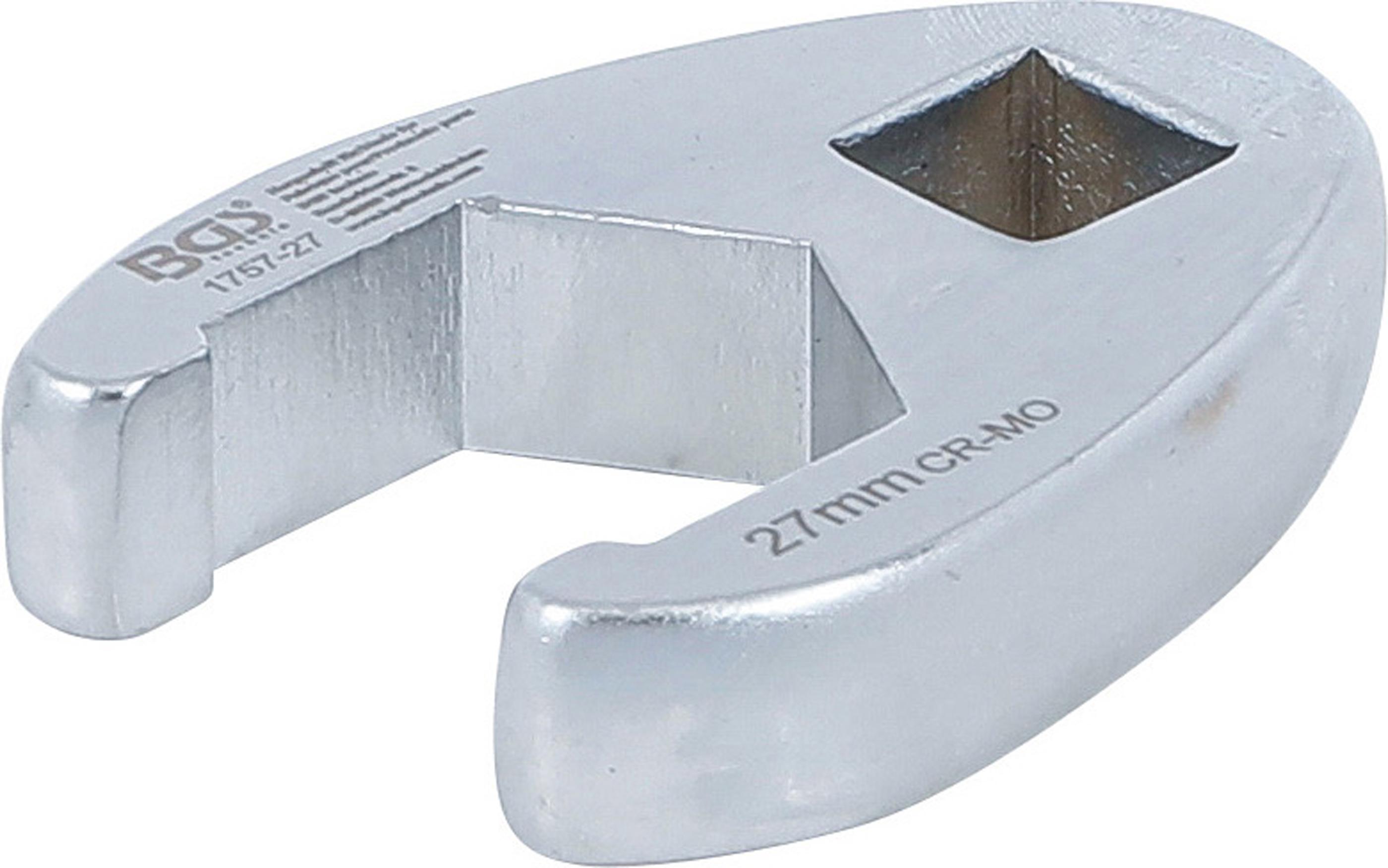 Hahnenfußschlüssel | Antrieb Innenvierkant 12,5 mm (1/2") | SW 27 mm BGS1757-27