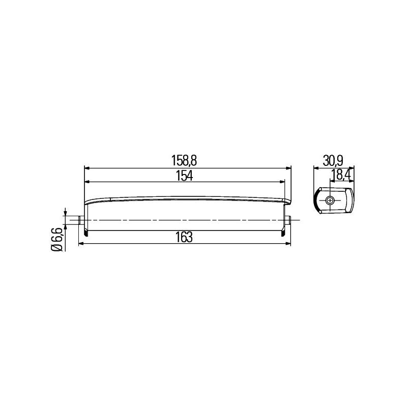 HELLA 2PT 980 860-851 LED-Tagfahrleuchtensatz - LEDayLine 15 - 24V