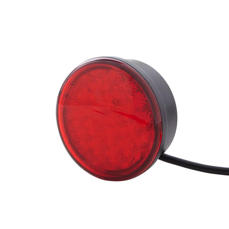 HELLA 2XD 959 010-021 LED-Warnleuchte - Multi F 83mm - 12/24V - rot