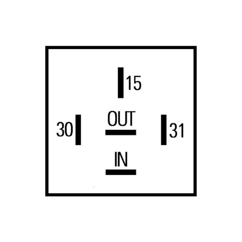 HELLA 5DS 009 602-001 Steuergerät, Beleuchtung - 24V - 5-polig