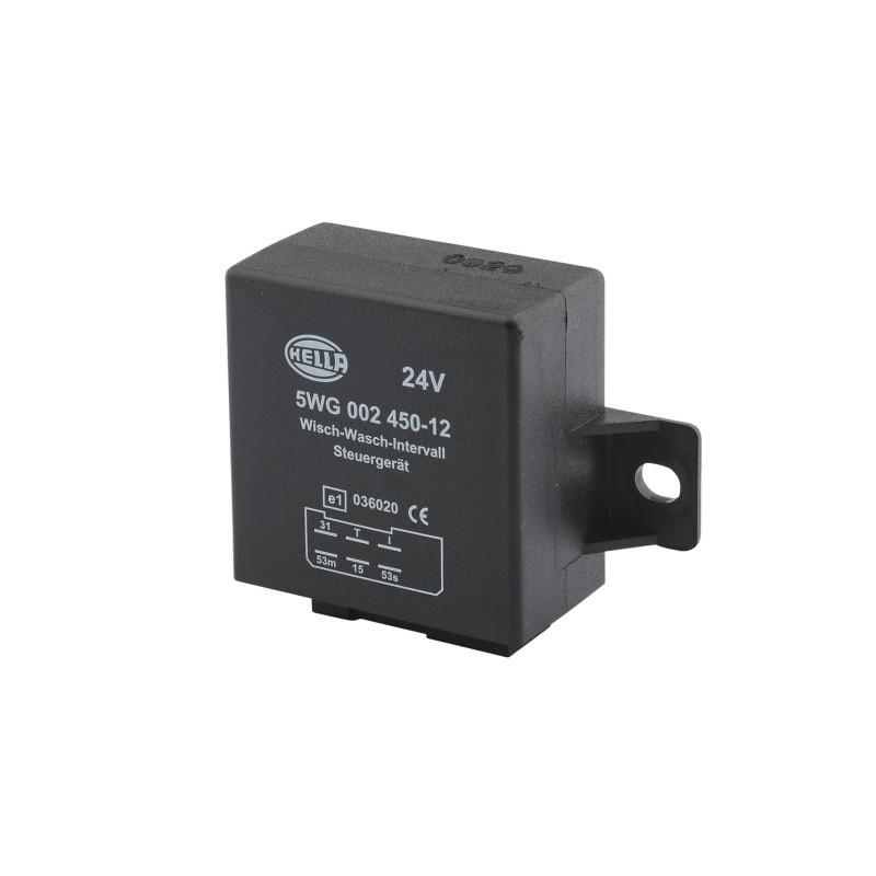 HELLA 5WG 002 450-121 Relais, Wisch-Wasch-Intervall - 24V - 6-polig