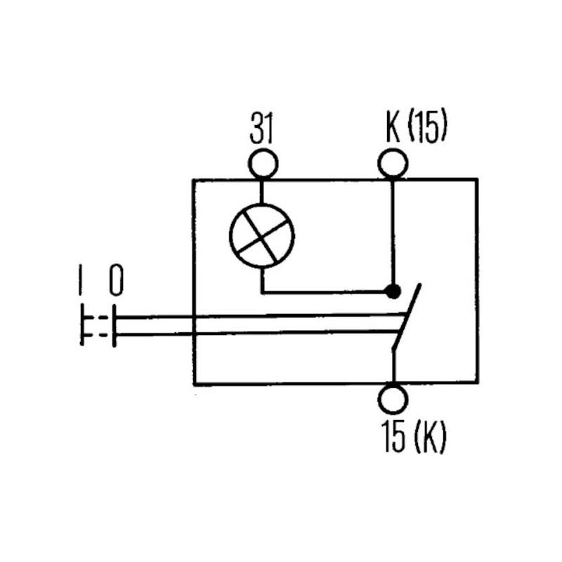 HELLA 6ED 004 778-021 Schalter - S06 - Zugbetätigung - Anschlussanzahl: 3