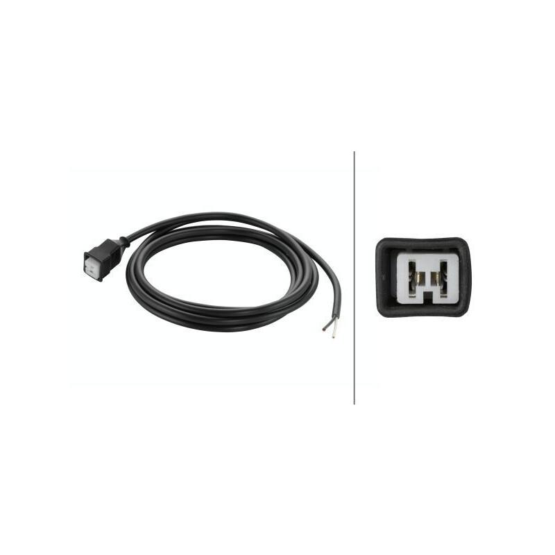 HELLA 8KB 990 299-011 Kabelsatz, Arbeitsscheinwerfer - Stecker: DEUTSCH Kabel: 2m