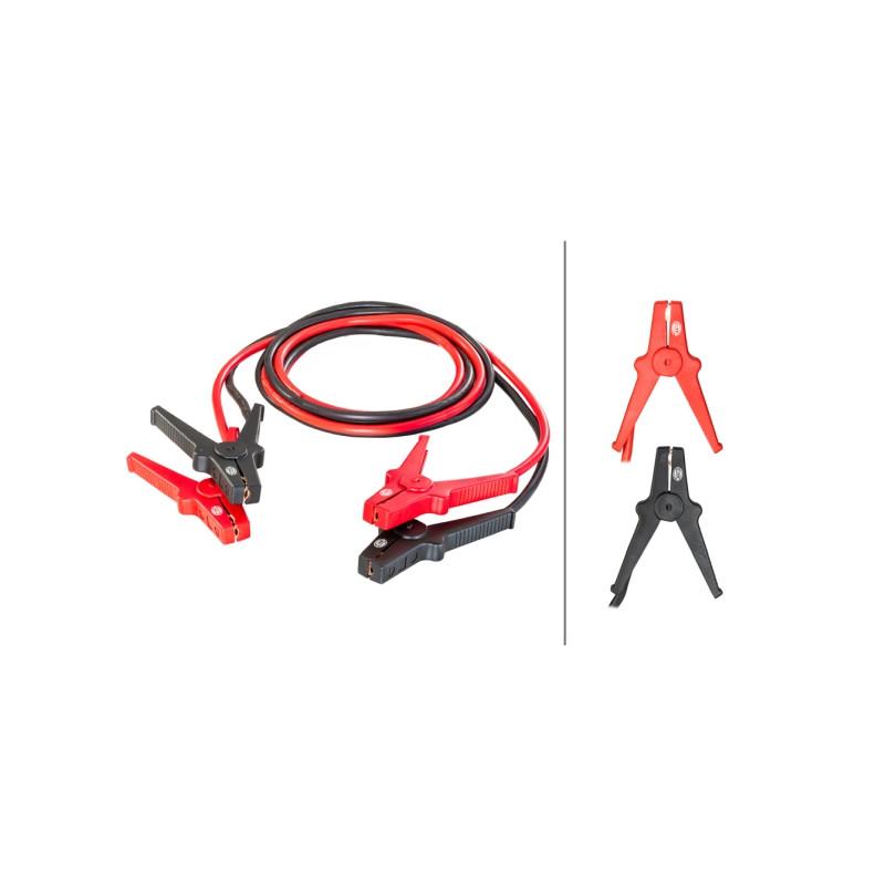 HELLA 8KS 236 688-001 Starthilfekabel - 12/24V - 350A - 3.5m - ohne Überspannungsschutz