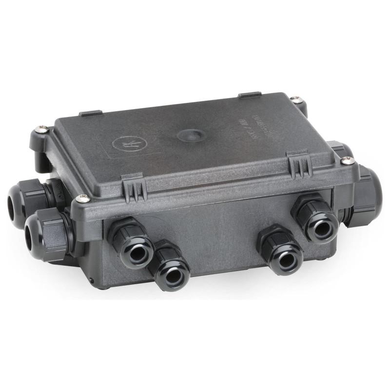 HELLA 8KV 177 785-007 Kabelverbindungsdose - Flachsteckanschluss 6.3mm - 12-polig - Anschlussanzahl: 7