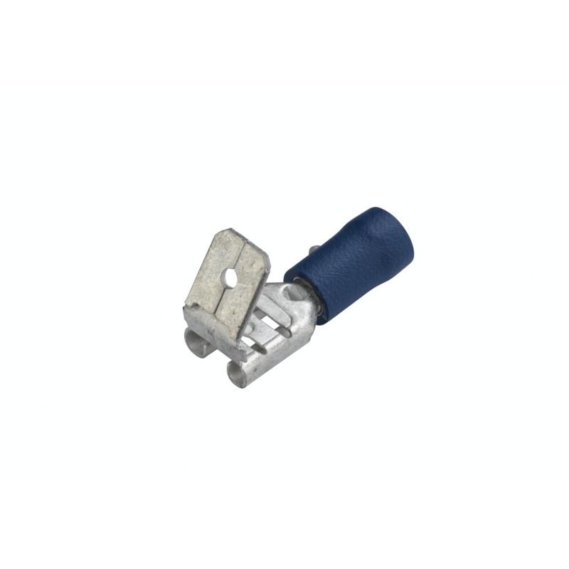 HELLA 8KW 044 032-812 Leitungsverbinder - blau - 1.5mm² - 2.5mm² - 6,3 x 0,8 - Set - Menge: 12