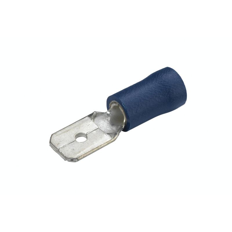 HELLA 8KW 044 288-812 Leitungsverbinder - blau - 1.5mm² - 2.5mm² - 6,3 x 0,8 - Set - Menge: 15