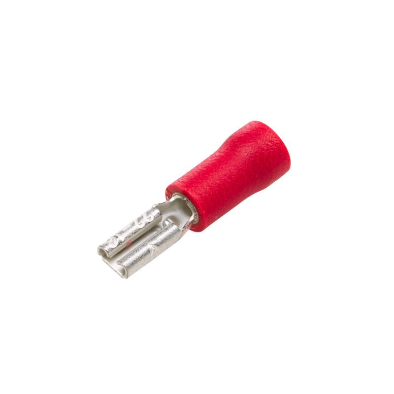 HELLA 8KW 705 393-812 Leitungsverbinder - rot - 0.5mm² - 1.0mm² - 4,8 x 0,5 - Set - Menge: 10