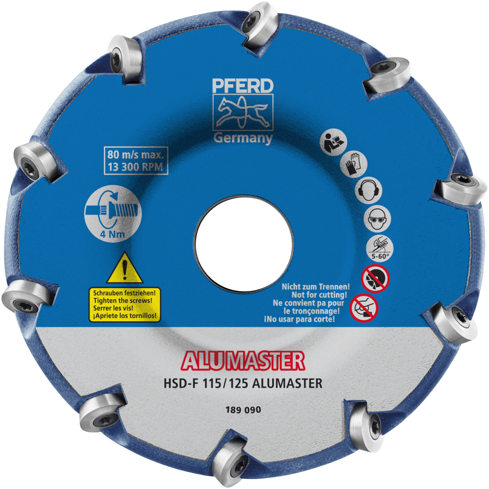 HIGH SPEED DISC HSD-F 115/125 ALUMASTER 4007220026106