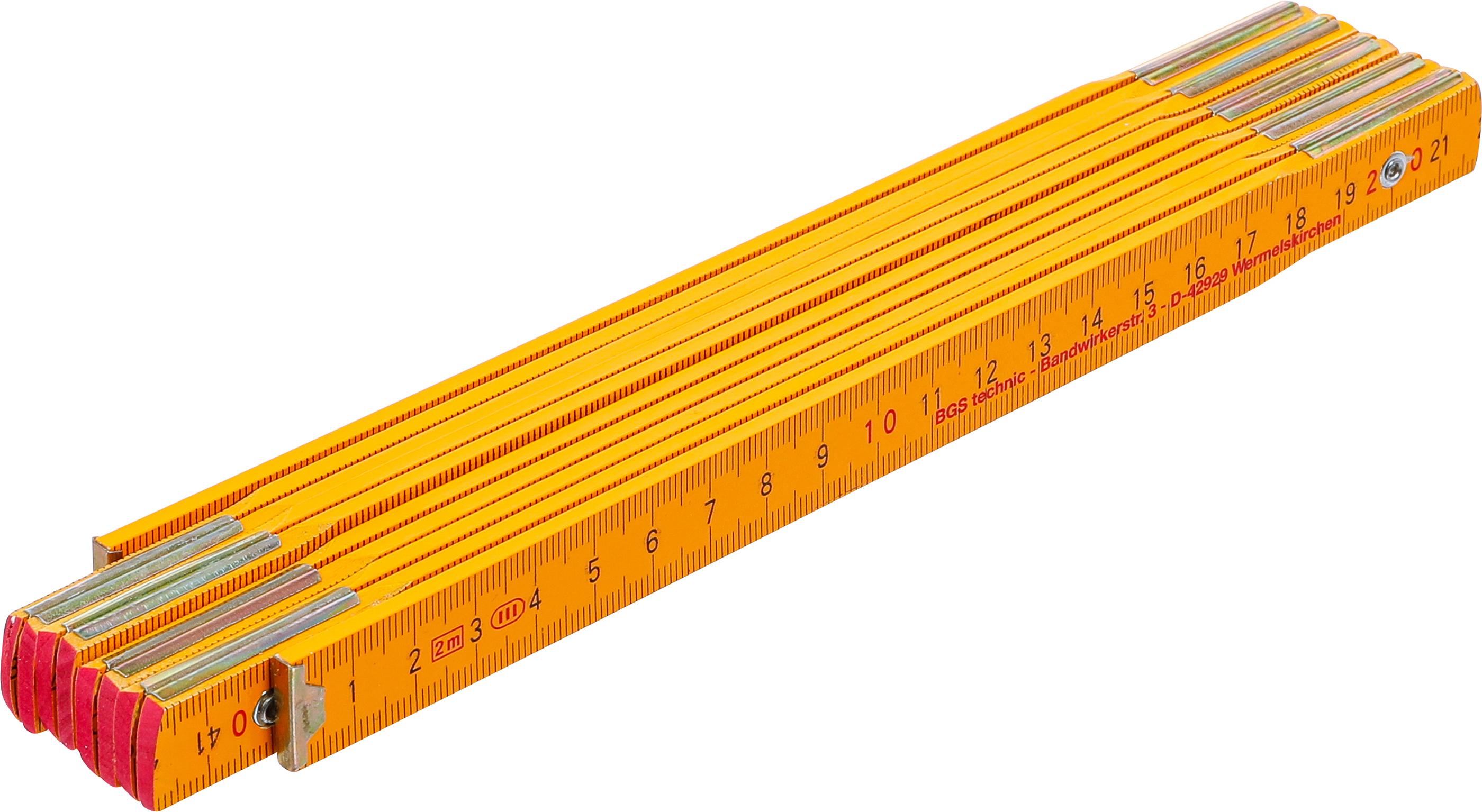 Holz-Gliedermaßstab | 2 m BGS92051