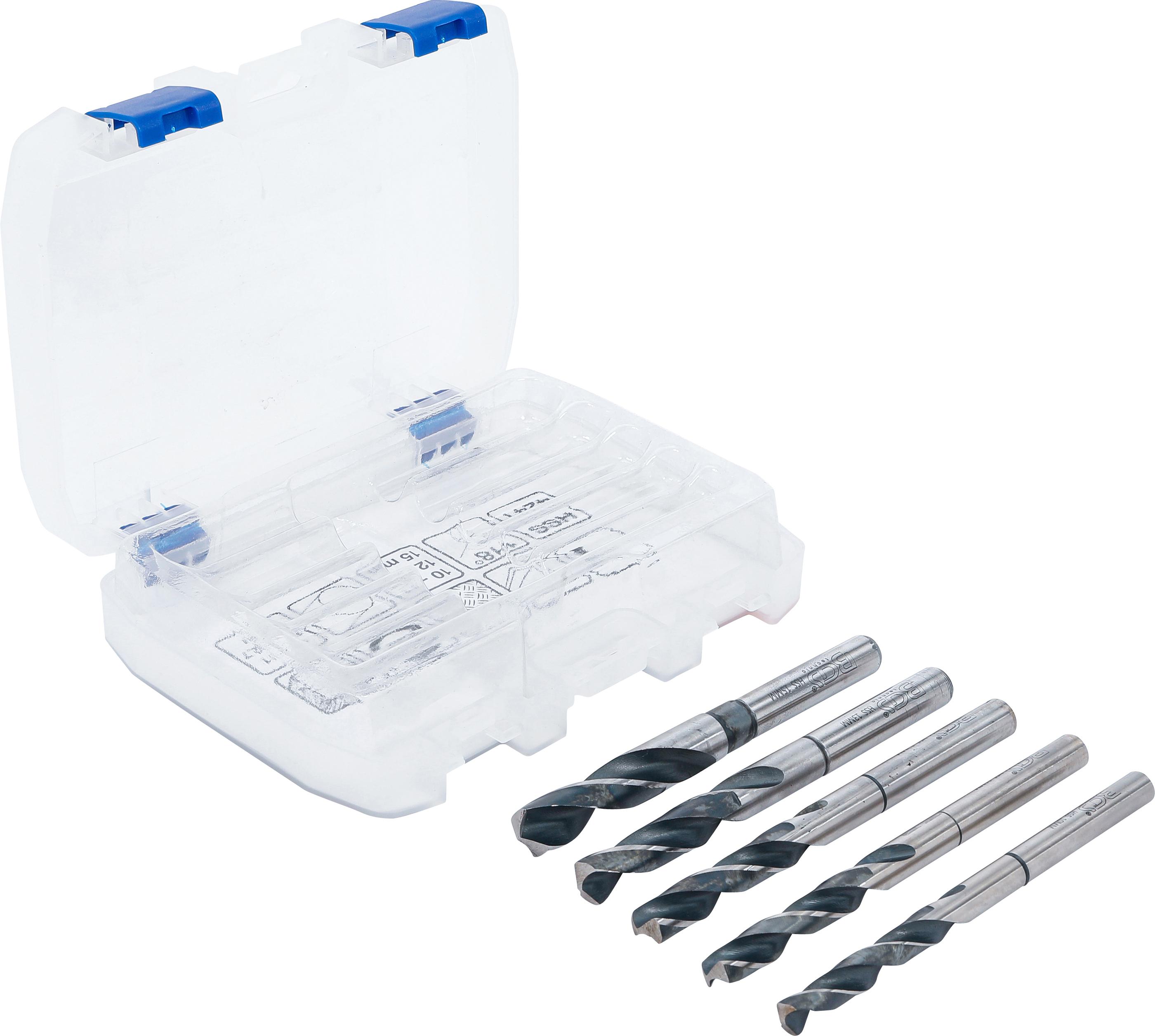 HSS-Bohrer-Satz | 10 - 11 - 12 - 13 - 15 mm | 5-tlg. BGS6801
