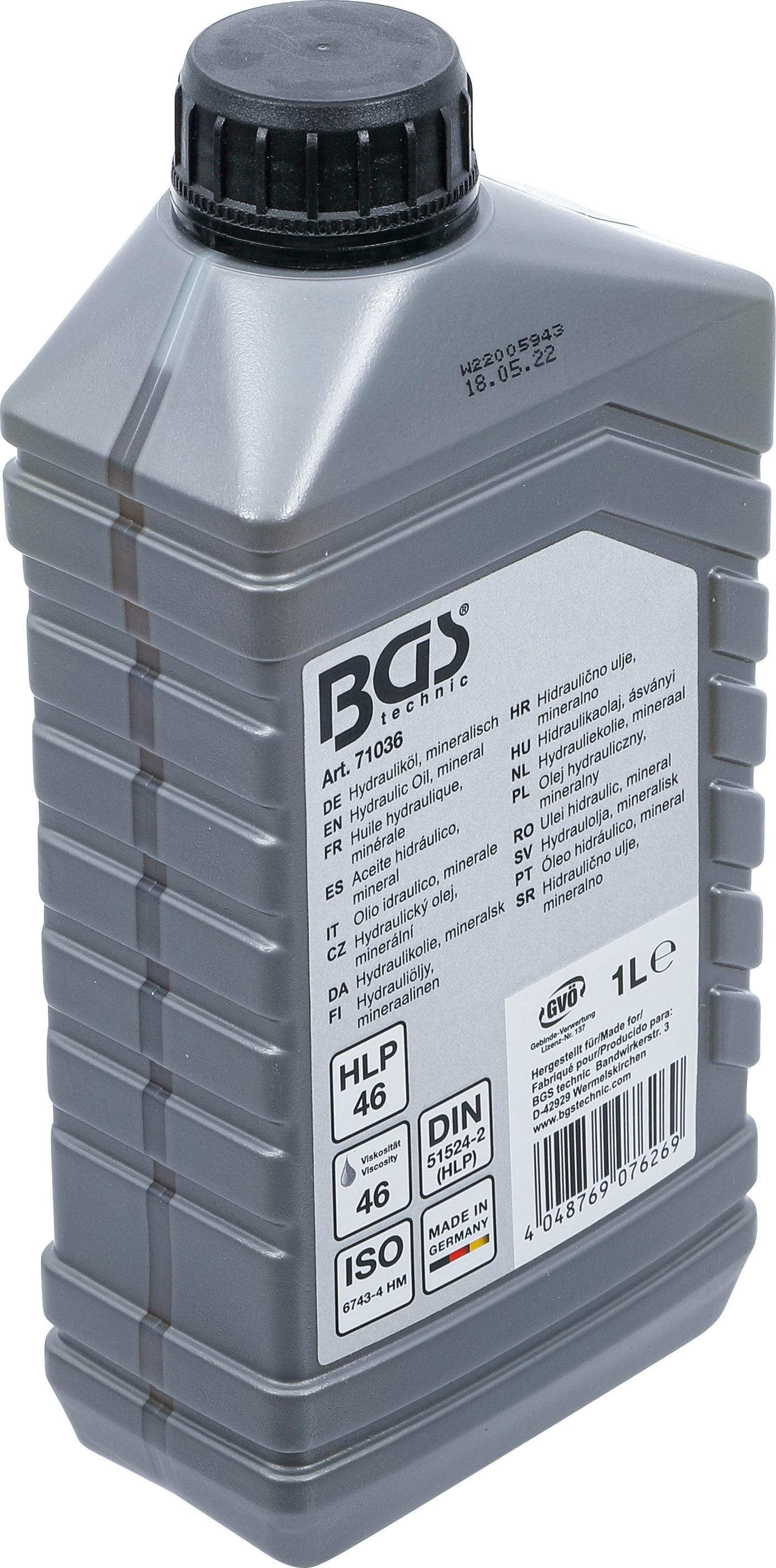 Hydrauliköl | mineralisch | 1 l BGS71036