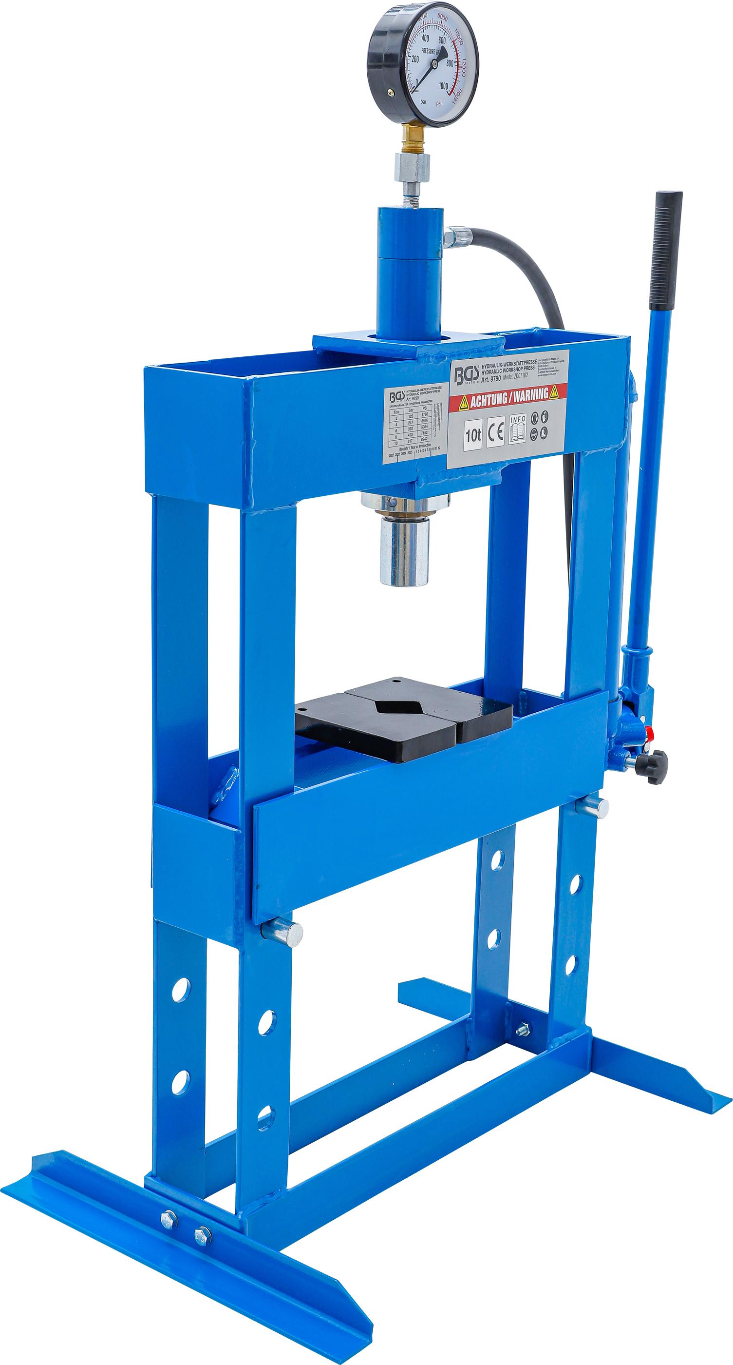 Hydraulik-Werkstattpresse | 10 t BGS9790