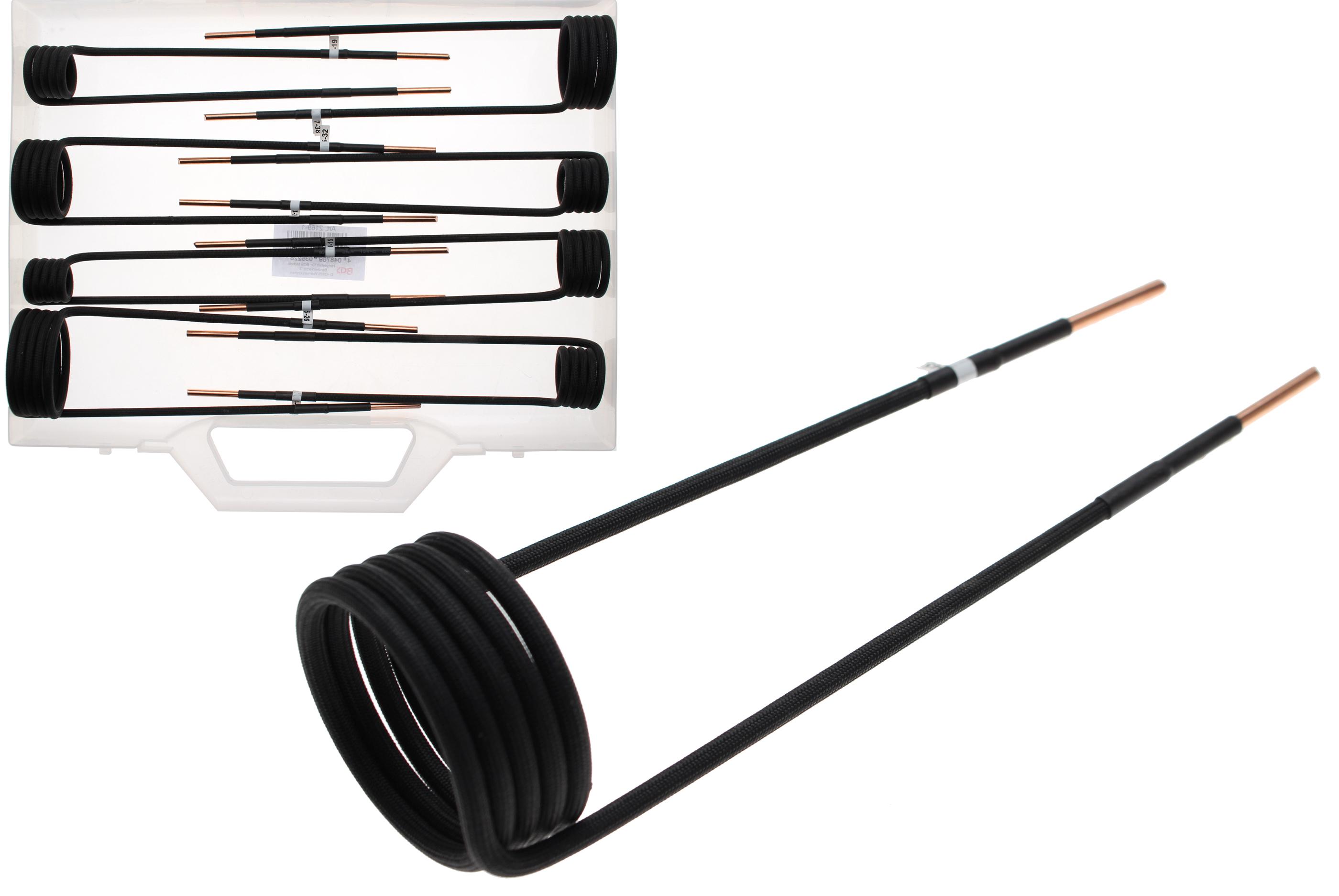 Induktions-Spulen-Satz für Induktionsheizgerät | 90° abgewinkelt | für Art. 2169, 3390, 3391 | 8-tlg. BGS2169-1