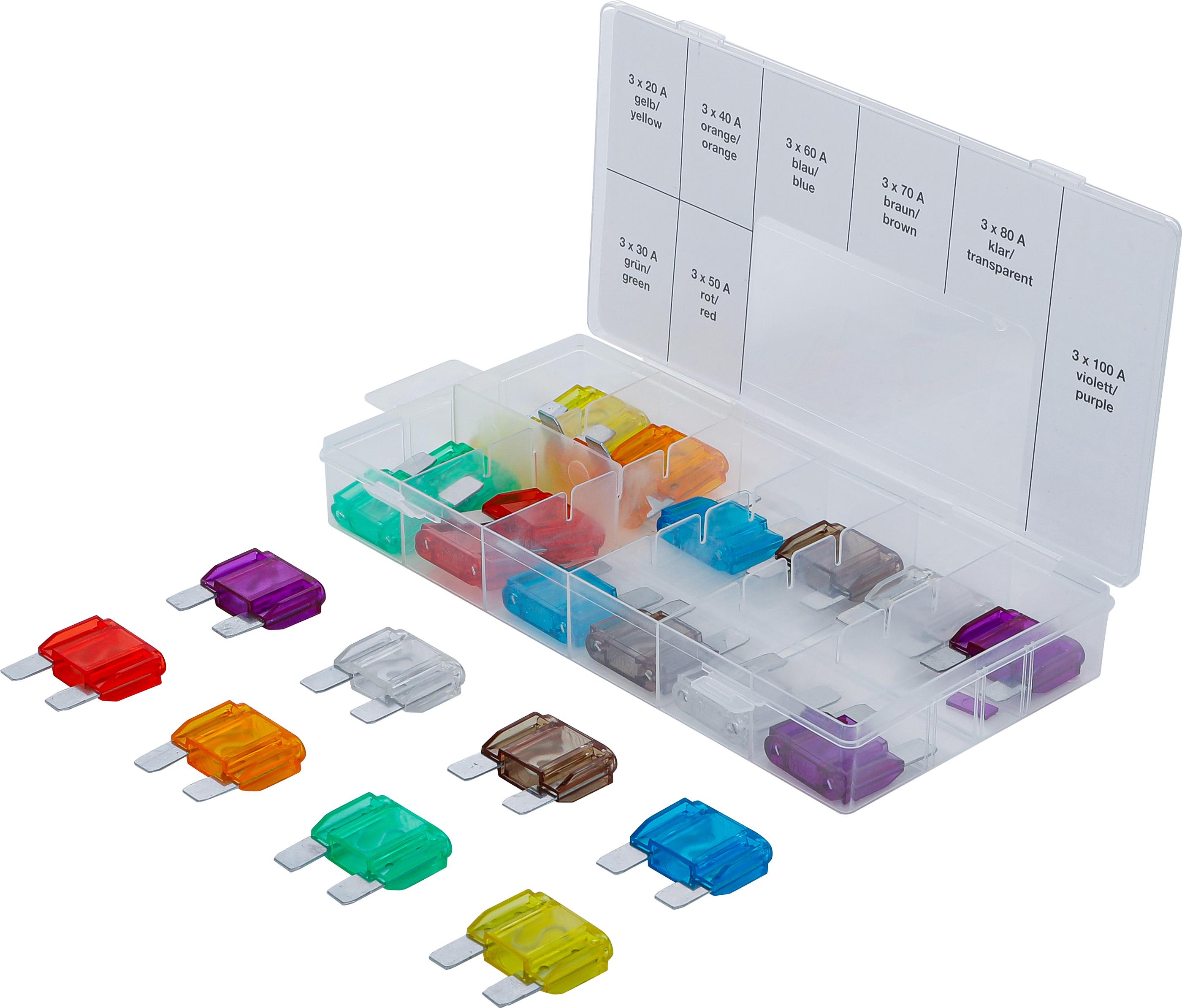 Kfz-Sicherungs-Sortiment | Maxi | 24-tlg. BGS8127