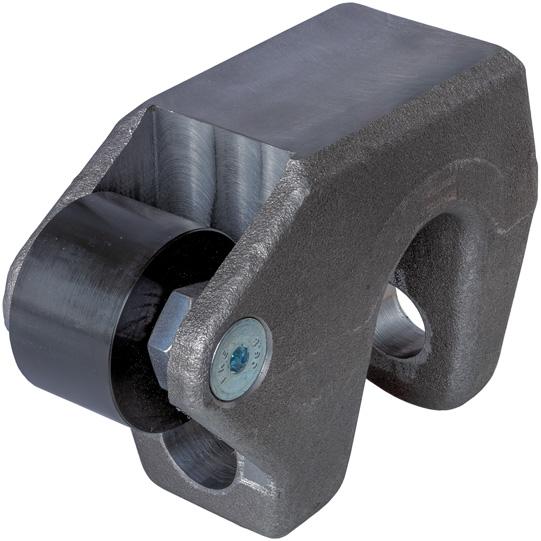 Kippauslegerlager 8001, Steckbolzenbohrung 25/22 mm, Stahl roh 109141388 Suer