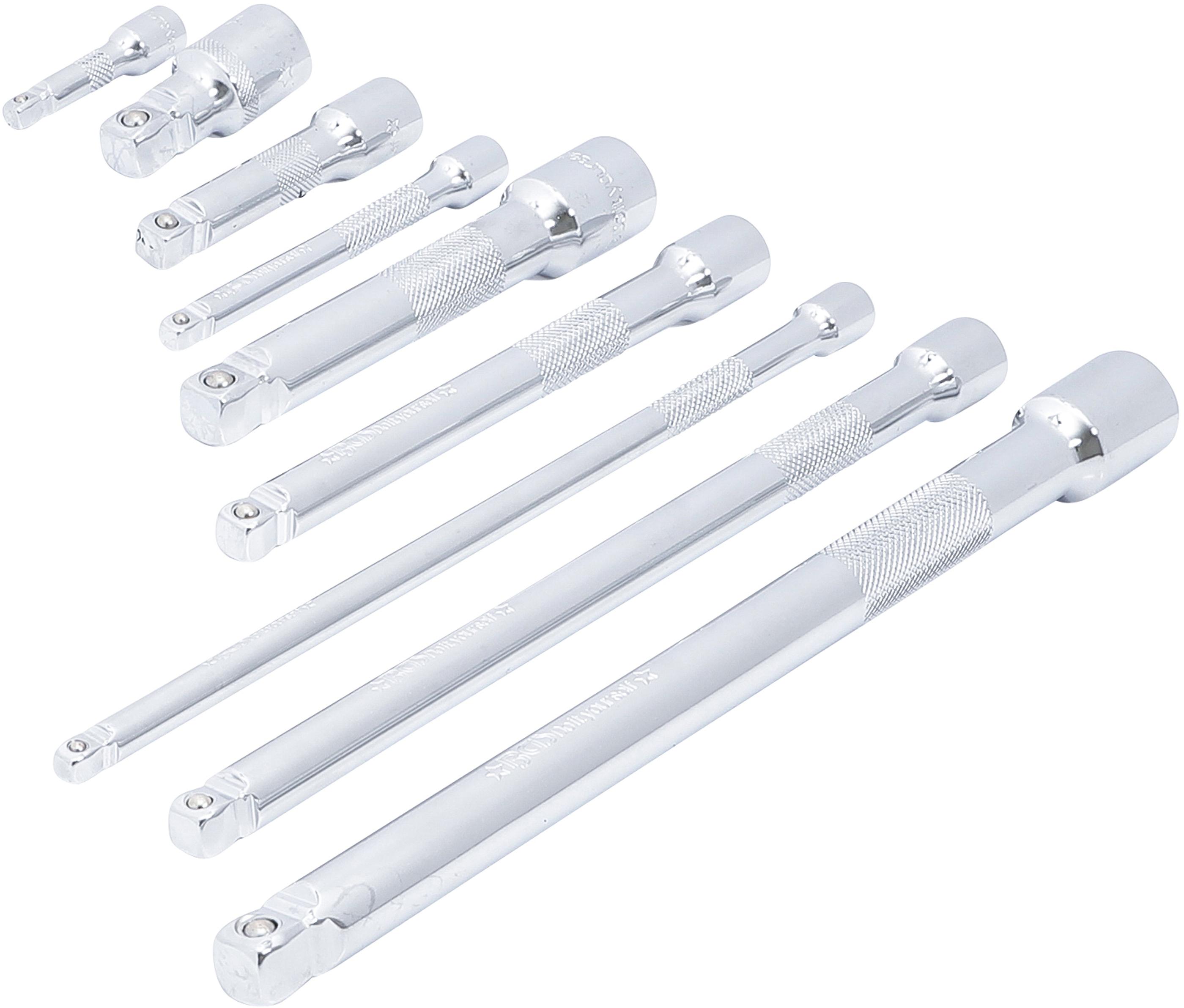 Kippverlängerungs-Satz | 6,3 mm (1/4") / 10 mm (3/8") / 12,5 mm (1/2") | 9-tlg. BGS6113