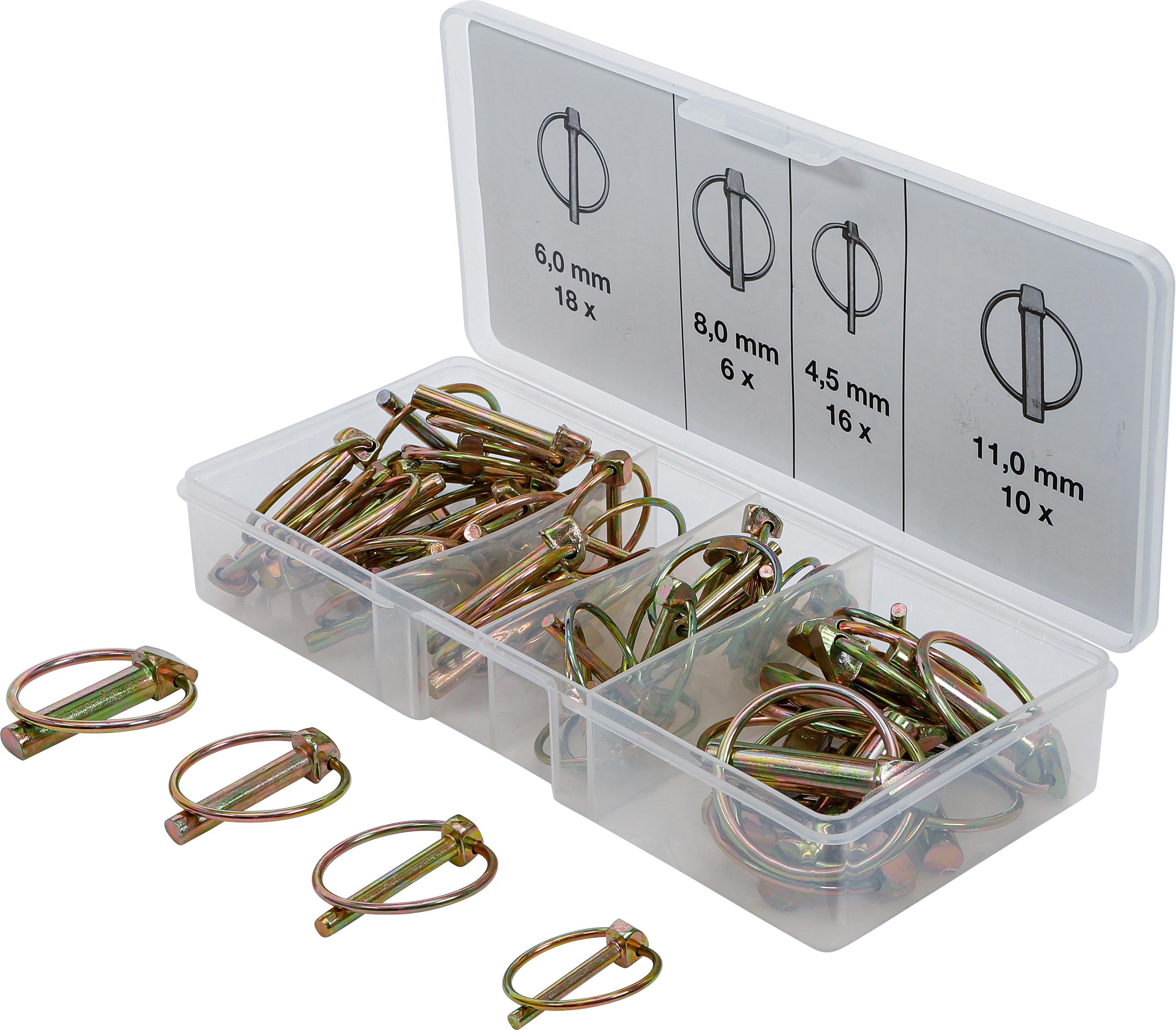 Klappsplinte-Sortiment | 50-tlg. BGS8087