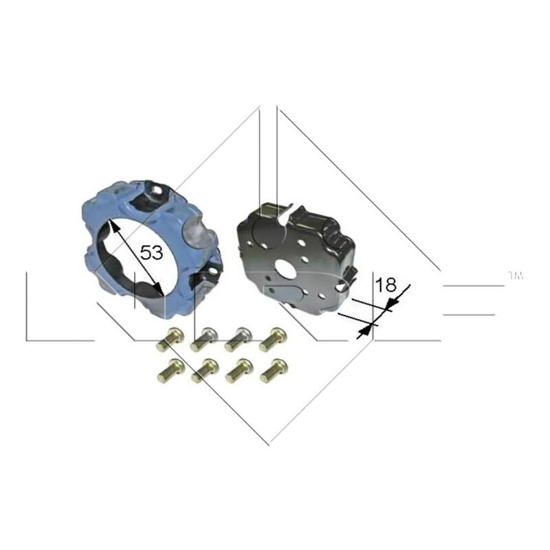 Kompressorkupplung passend für VW Golf 1.9D 04- NRF 38473