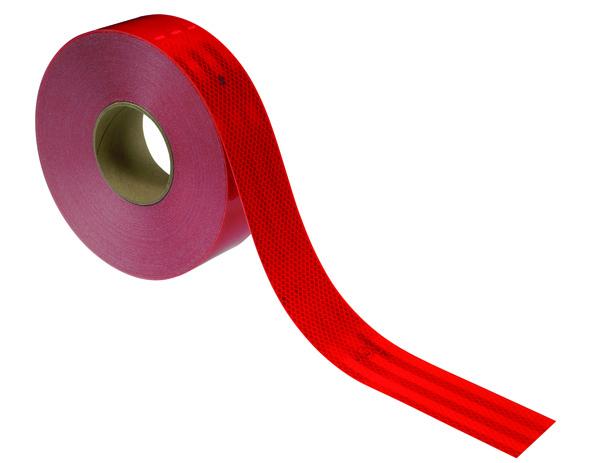 Konturmarkierung Festaufbau, rot, 53 mm x 50 m, 3M 345730251 Suer