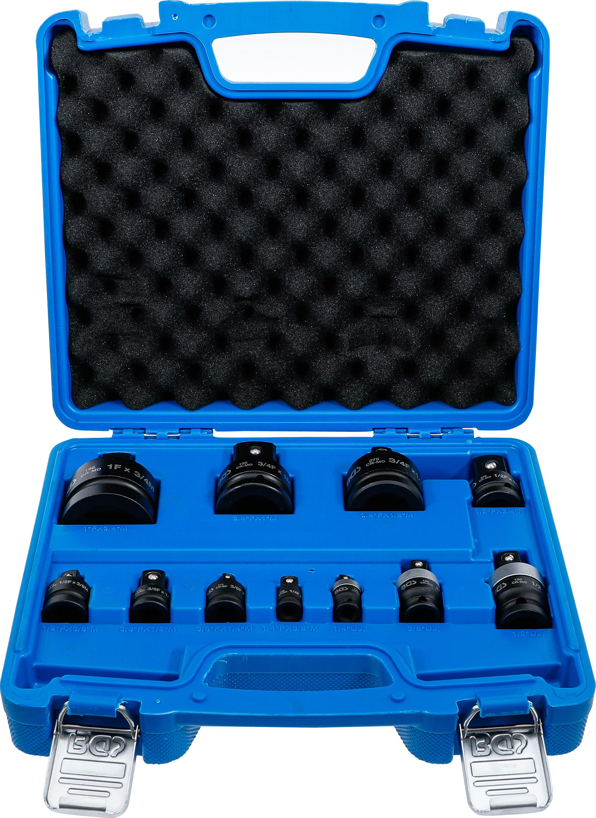 Kraft-Adapter- und Kugelgelenk-Satz | 6,3 mm (1/4") - 25 mm (1") | 11-tlg. BGS25140