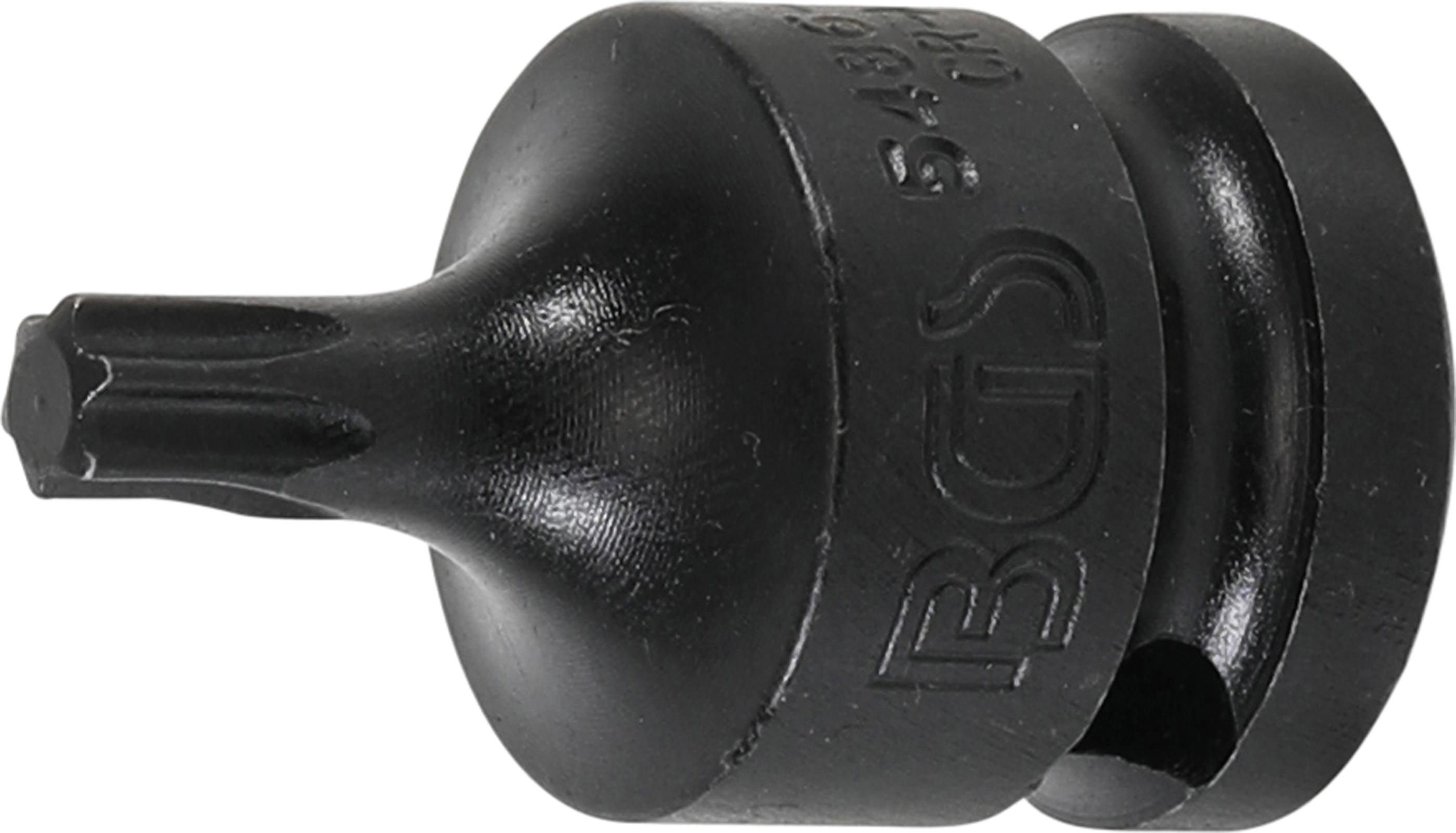 Kraft-Bit-Einsatz | Länge 42 mm | Antrieb Innenvierkant 12,5 mm (1/2") | T-Profil (für Torx) T40 BGS5486-T40