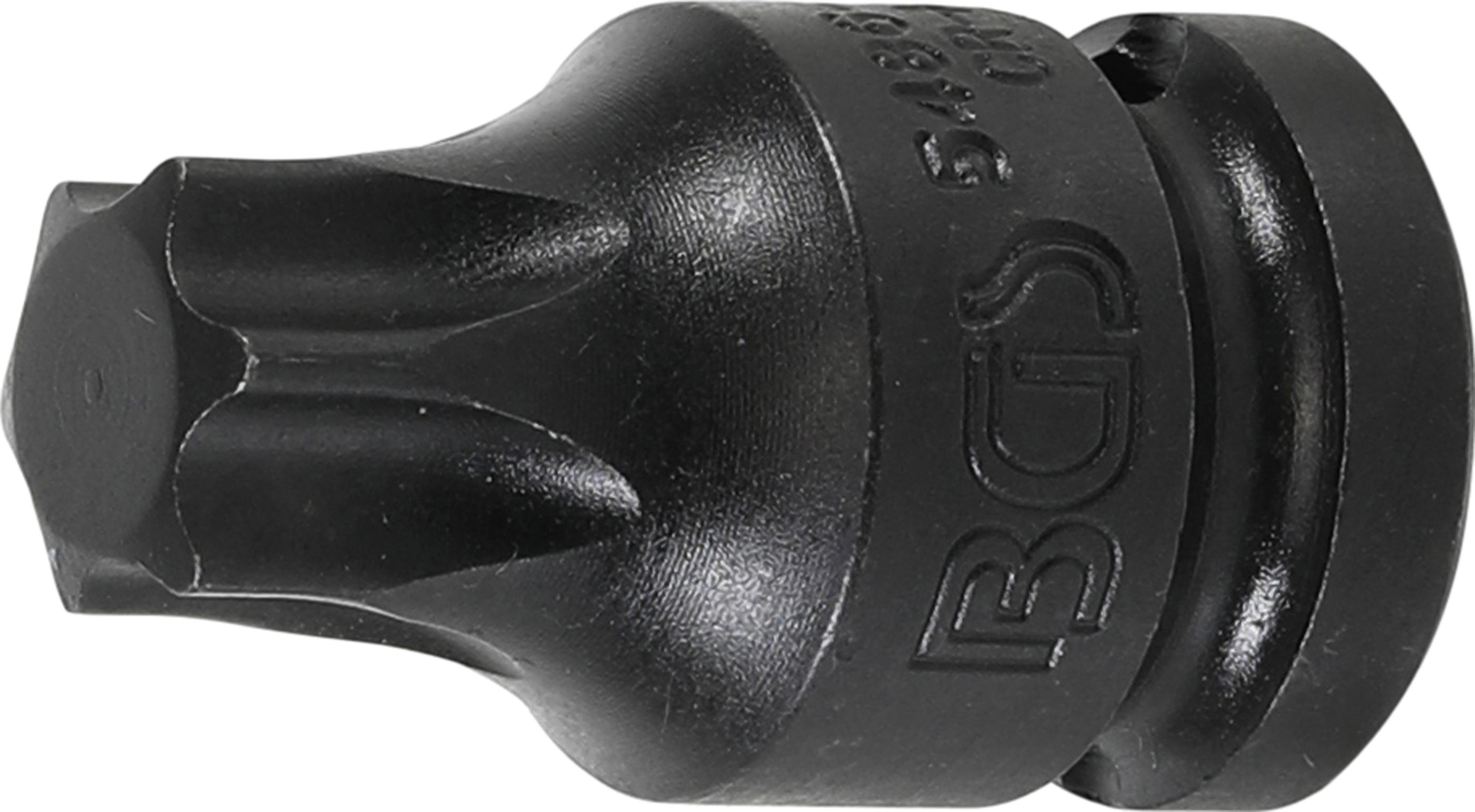 Kraft-Bit-Einsatz | Länge 42 mm | Antrieb Innenvierkant 12,5 mm (1/2") | T-Profil (für Torx) T70 BGS5486-T70