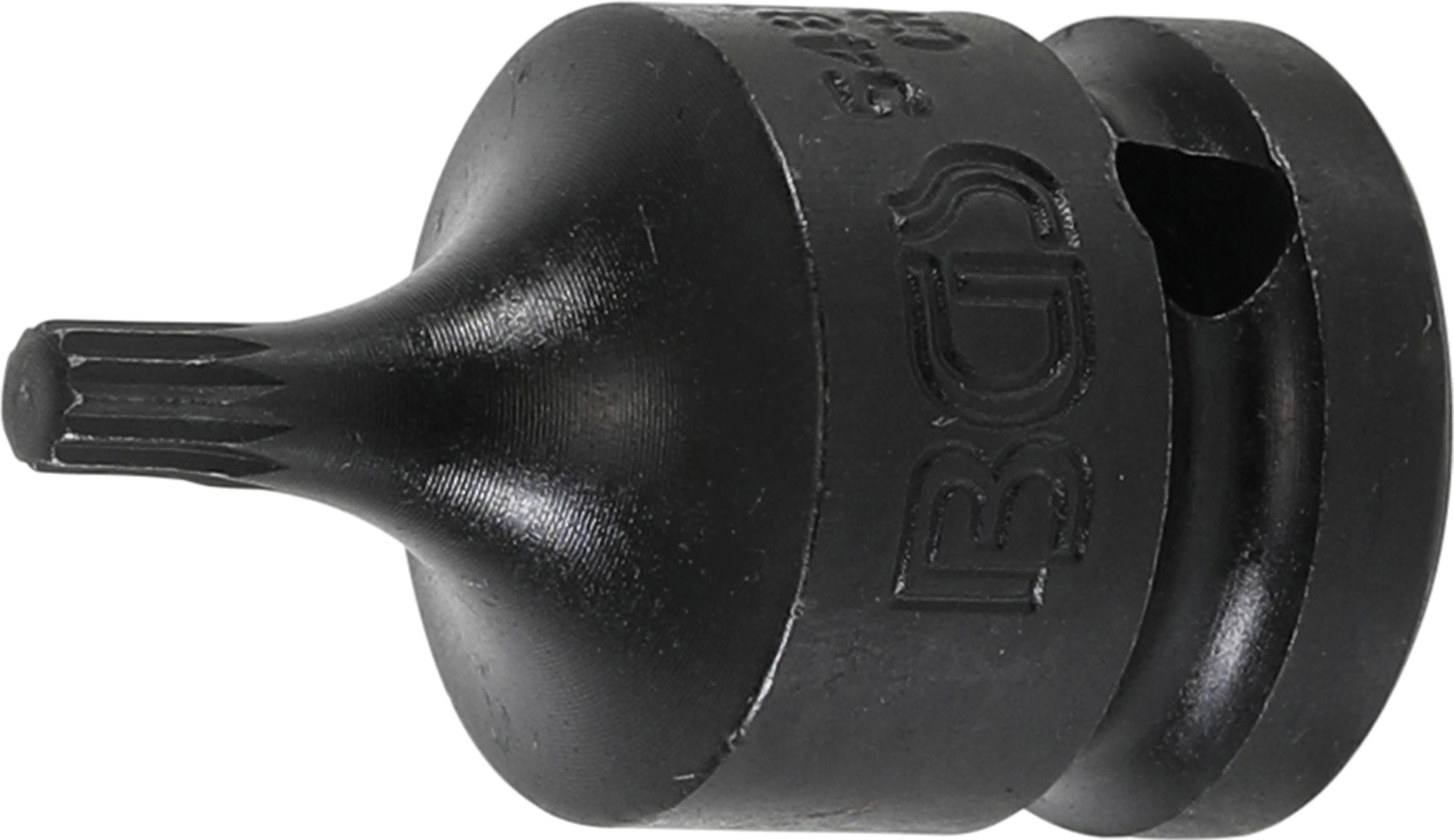 Kraft-Bit-Einsatz | Länge 43 mm | Antrieb Innenvierkant 12,5 mm (1/2") | Innenvielzahn (für XZN) M5 BGS5487-M5