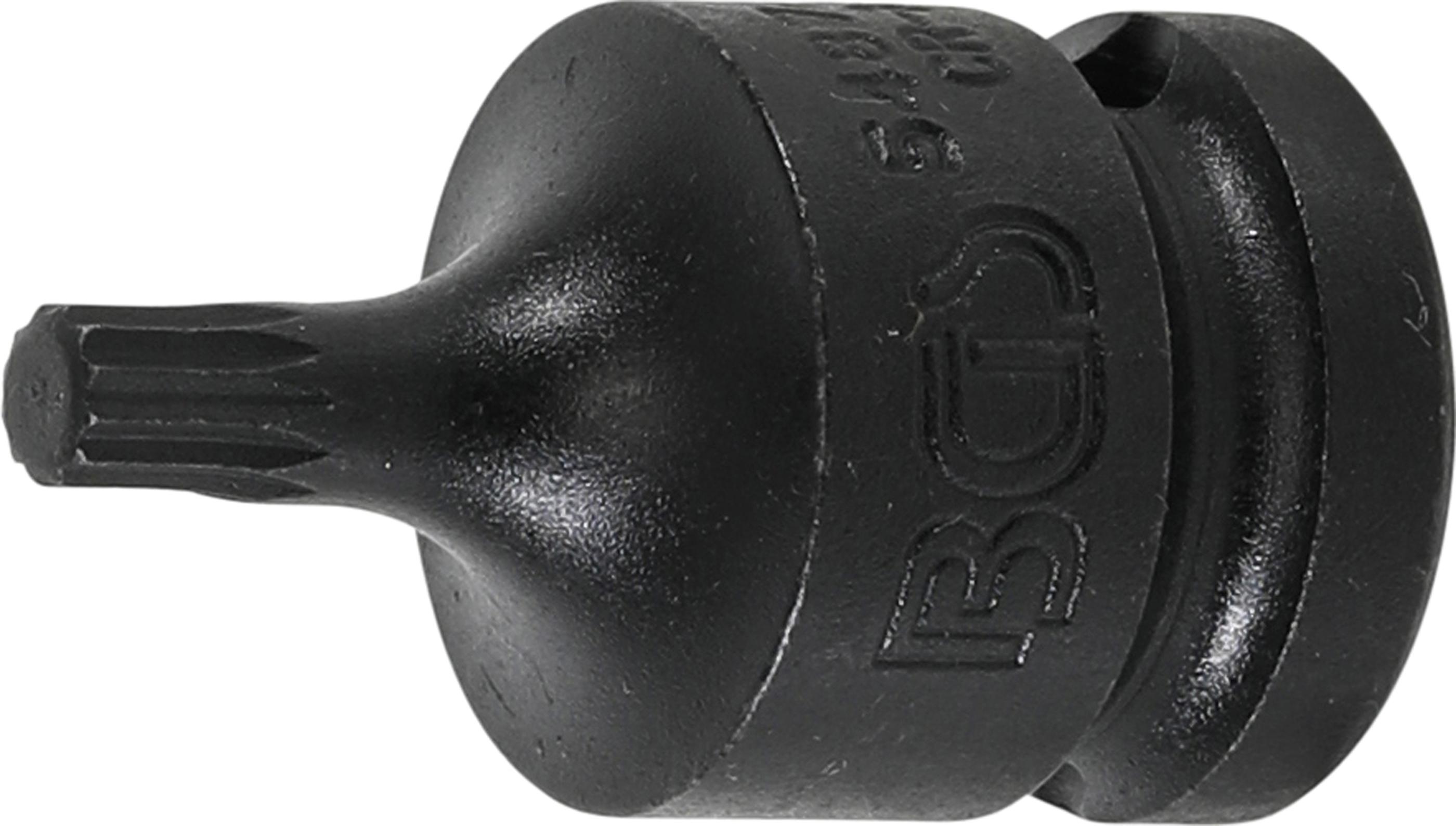 Kraft-Bit-Einsatz | Länge 43 mm | Antrieb Innenvierkant 12,5 mm (1/2") | Innenvielzahn (für XZN) M6 BGS5487-M6