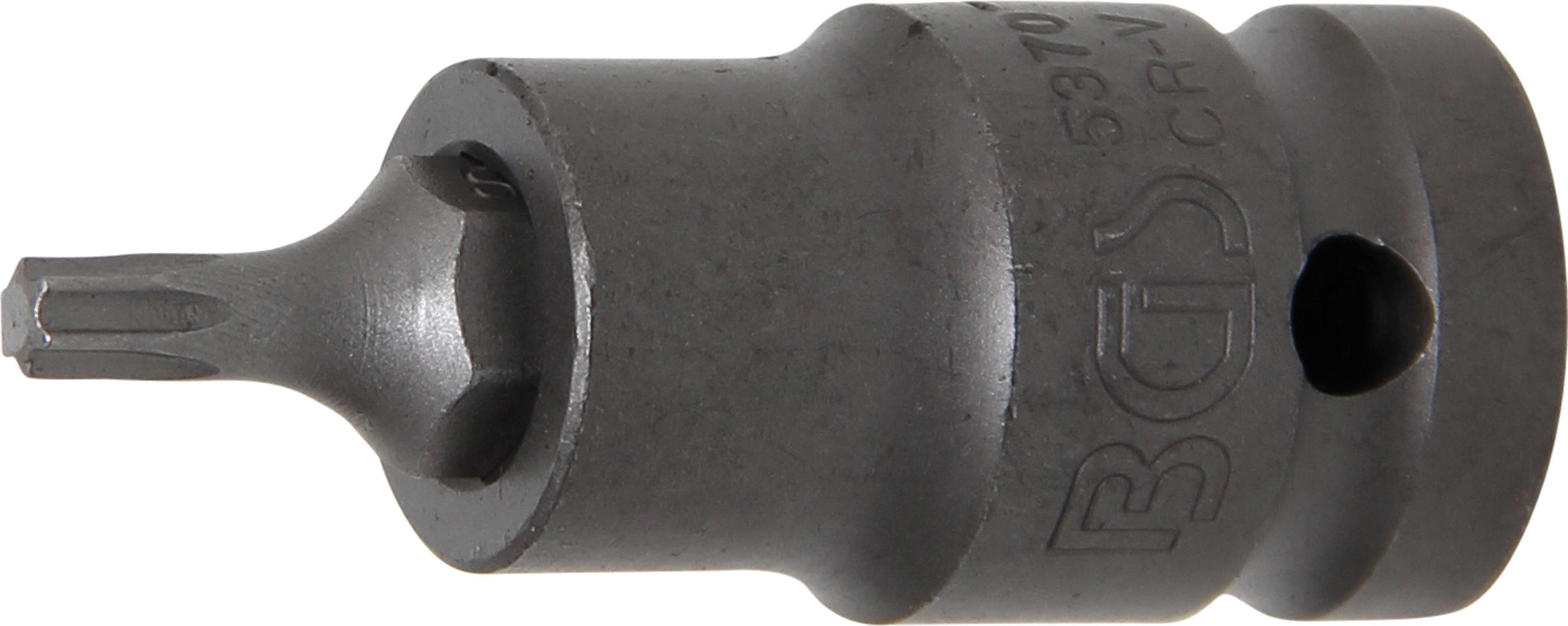Kraft-Bit-Einsatz | Länge 55 mm | Antrieb Innenvierkant 12,5 mm (1/2") | T-Profil (für Torx) T25 BGS5370