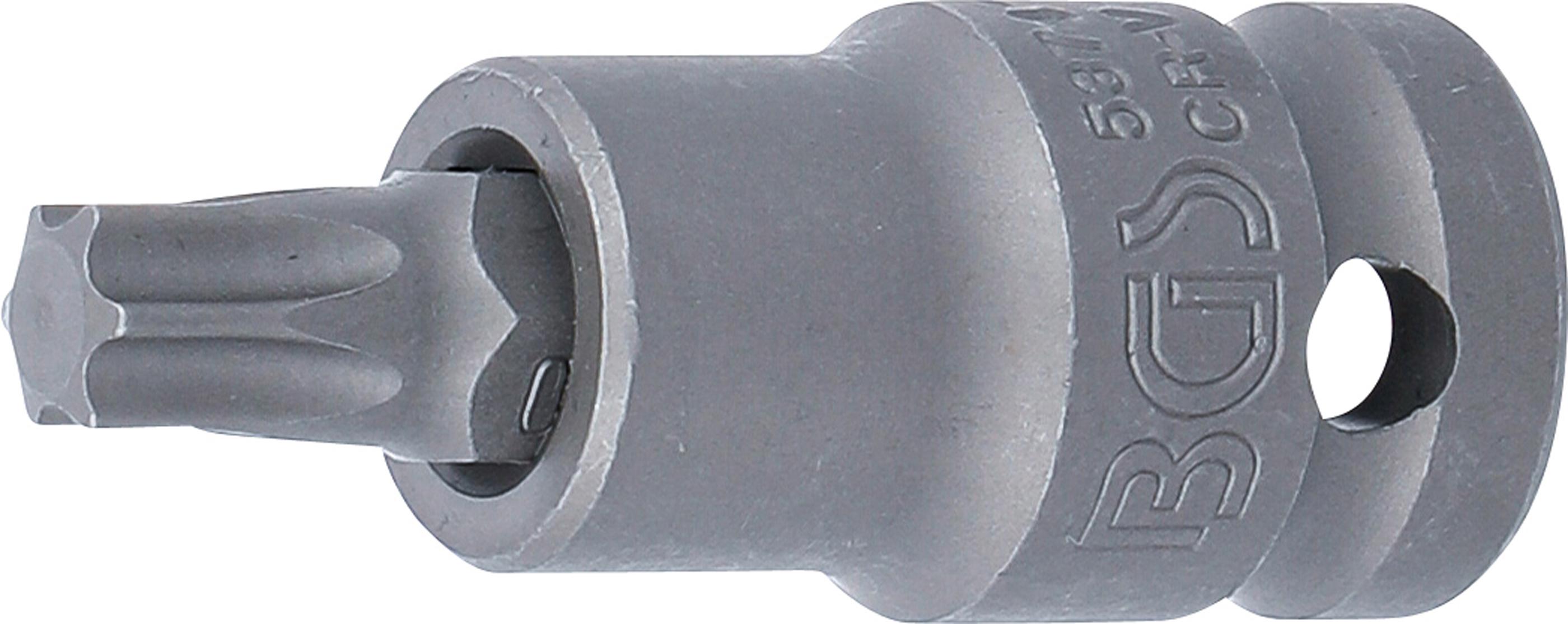 Kraft-Bit-Einsatz | Länge 55 mm | Antrieb Innenvierkant 12,5 mm (1/2") | T-Profil (für Torx) T50 BGS5374