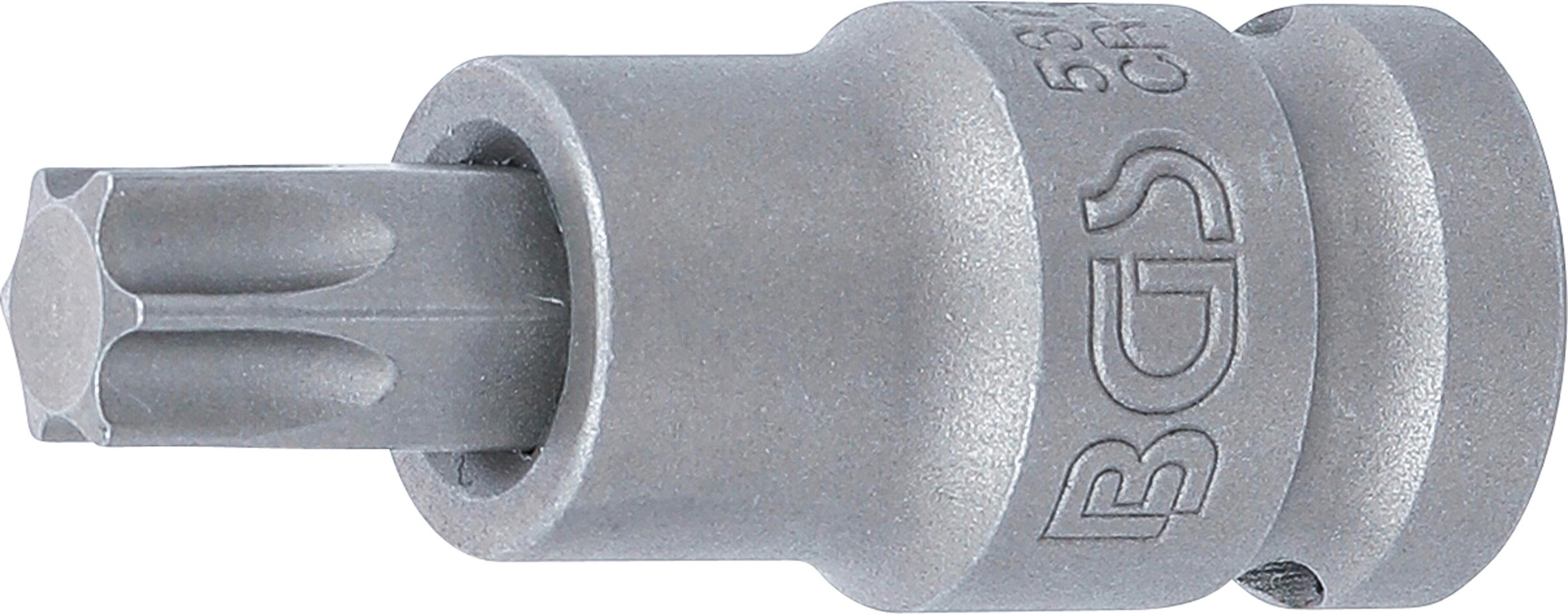 Kraft-Bit-Einsatz | Länge 55 mm | Antrieb Innenvierkant 12,5 mm (1/2") | T-Profil (für Torx) T55 BGS5375