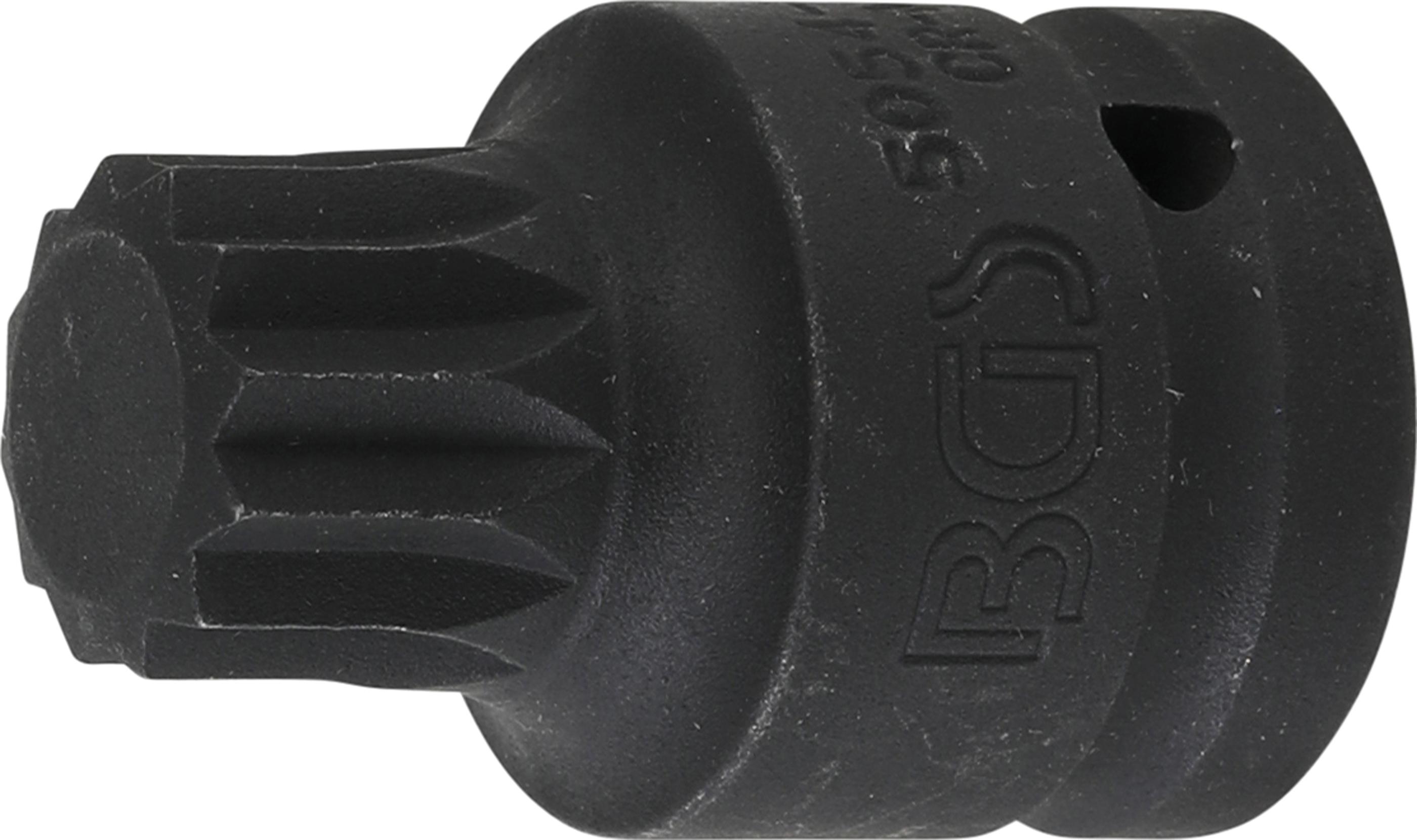 Kraft-Bit-Einsatz | Länge 55 mm | Antrieb Innenvierkant 20 mm (3/4") | Innenvielzahn (für XZN) M24 BGS5054-M24