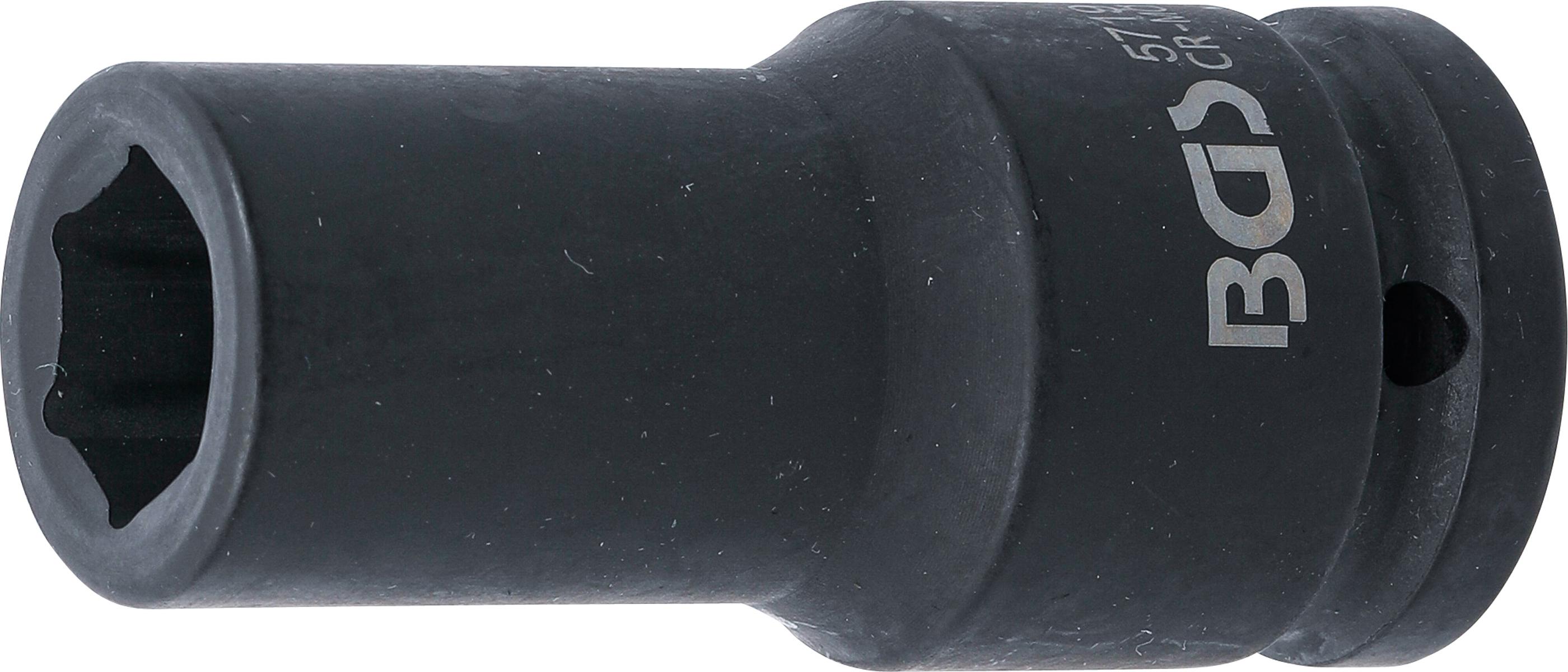 Kraft-Steckschlüssel-Einsatz Sechskant, tief | Antrieb Innenvierkant 20 mm (3/4") | SW 19 mm BGS5719