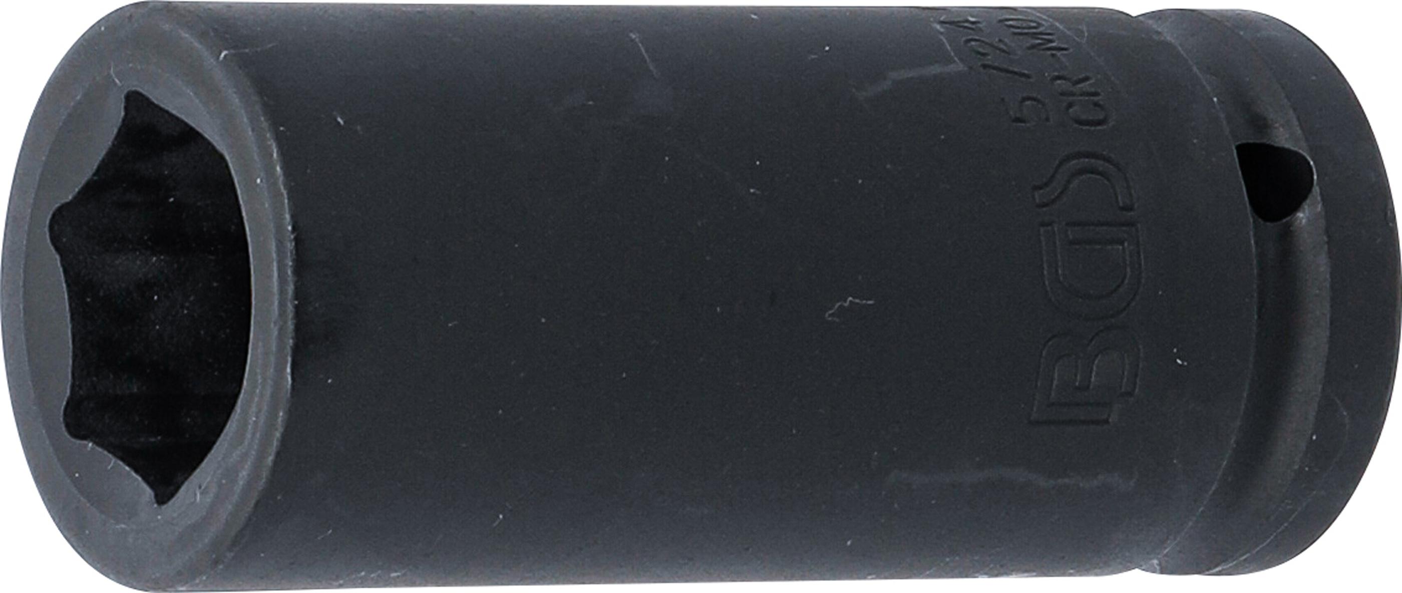 Kraft-Steckschlüssel-Einsatz Sechskant, tief | Antrieb Innenvierkant 20 mm (3/4") | SW 24 mm BGS5724