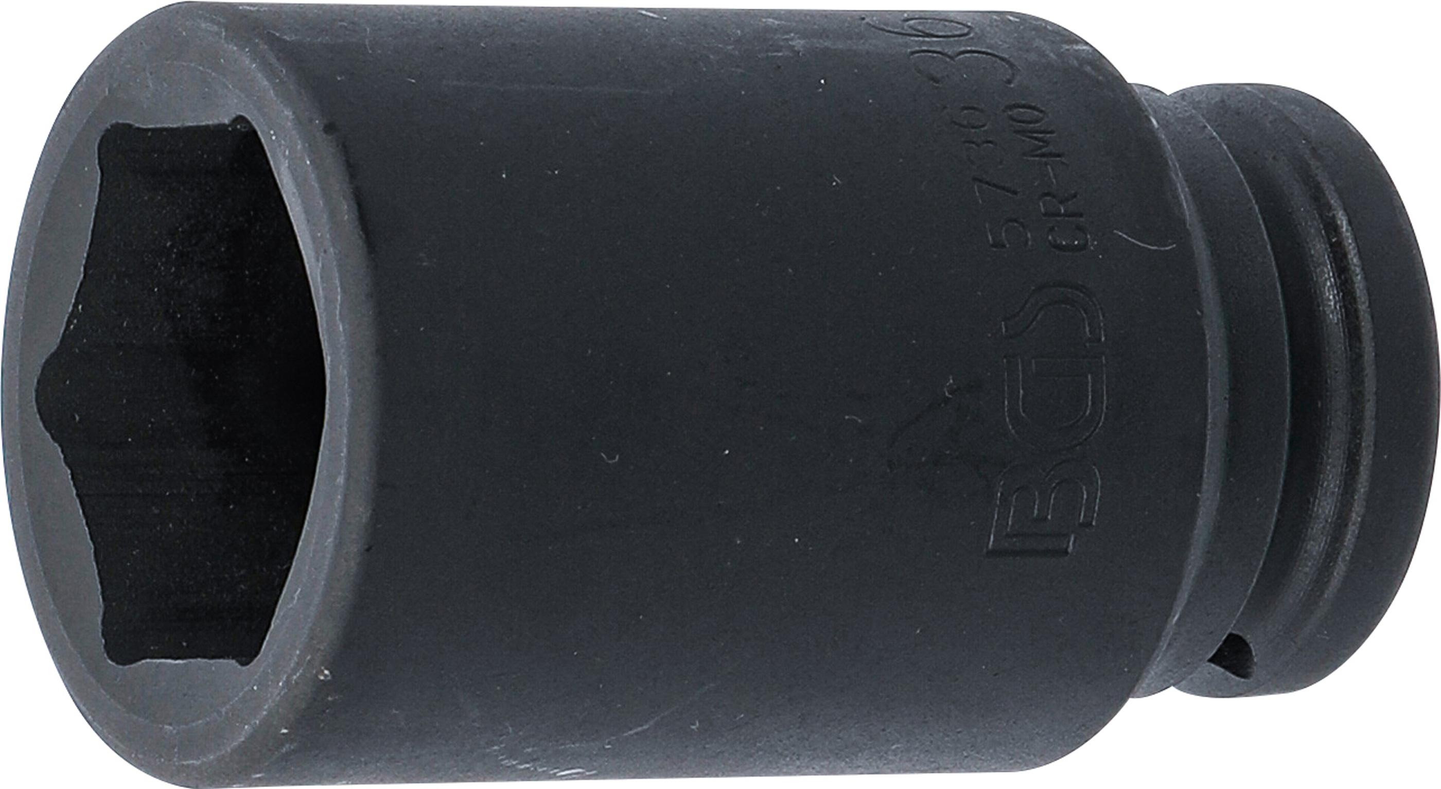 Kraft-Steckschlüssel-Einsatz Sechskant, tief | Antrieb Innenvierkant 20 mm (3/4") | SW 36 mm BGS5736