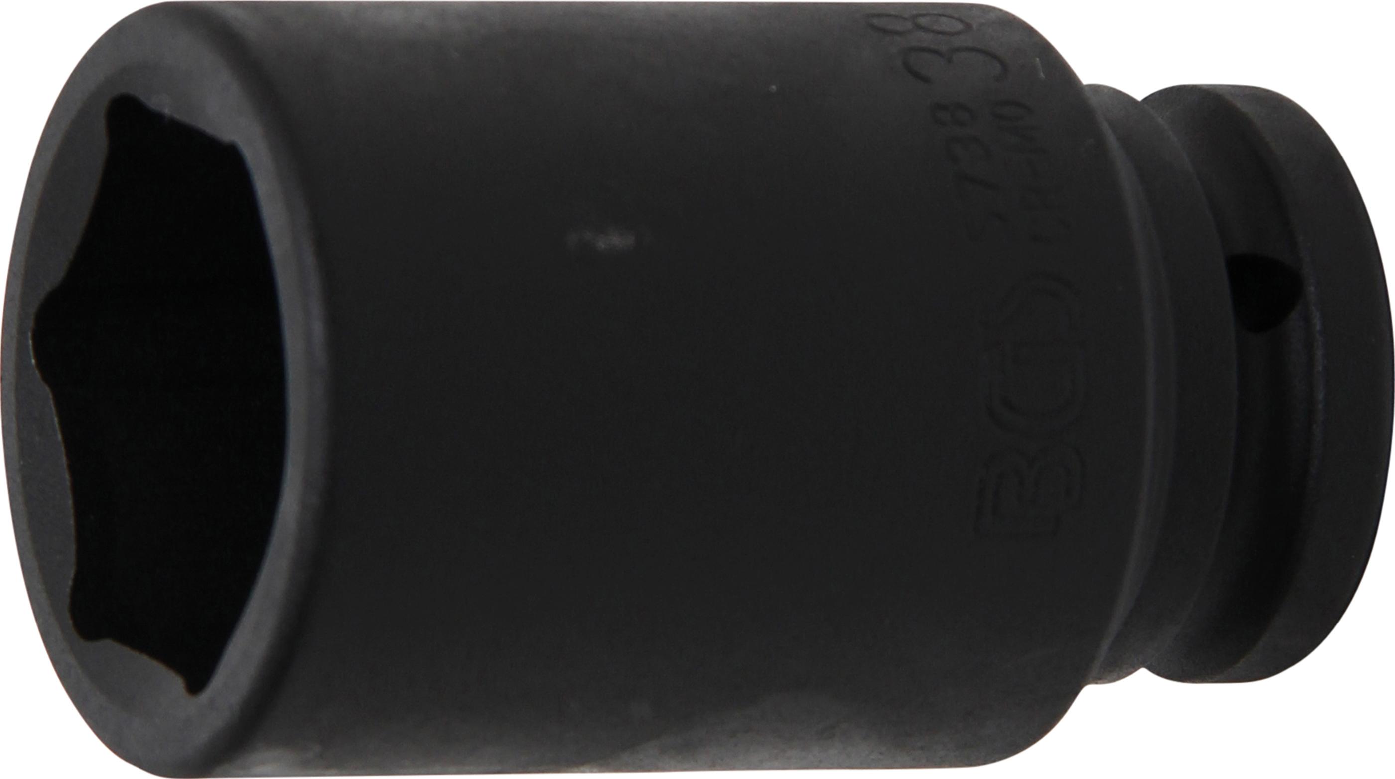 Kraft-Steckschlüssel-Einsatz Sechskant, tief | Antrieb Innenvierkant 20 mm (3/4") | SW 38 mm BGS5738