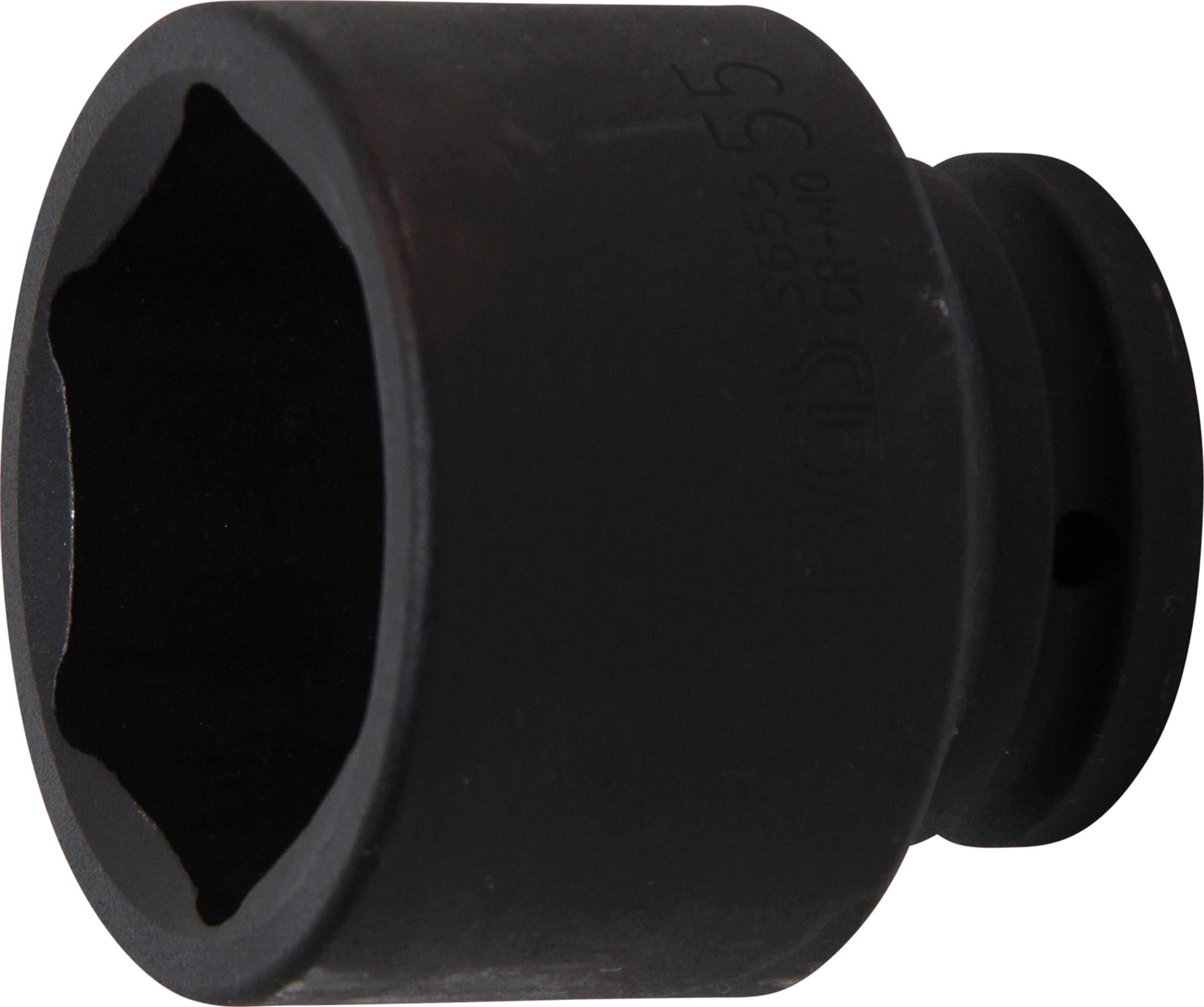 Kraft-Steckschlüssel-Einsatz Sechskant | Antrieb Innenvierkant 20 mm (3/4") | SW 55 mm BGS5655