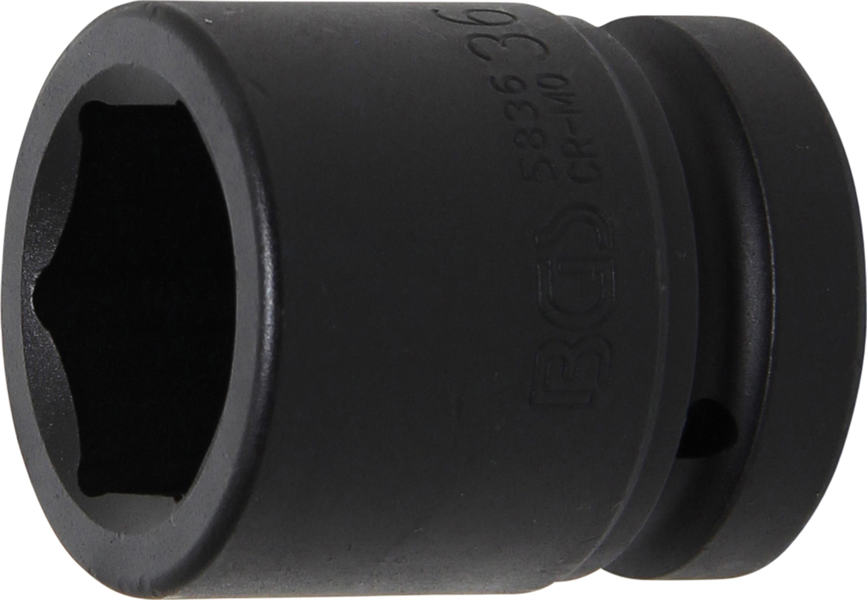 Kraft-Steckschlüssel-Einsatz Sechskant | Antrieb Innenvierkant 25 mm (1") | SW 36 mm BGS5836