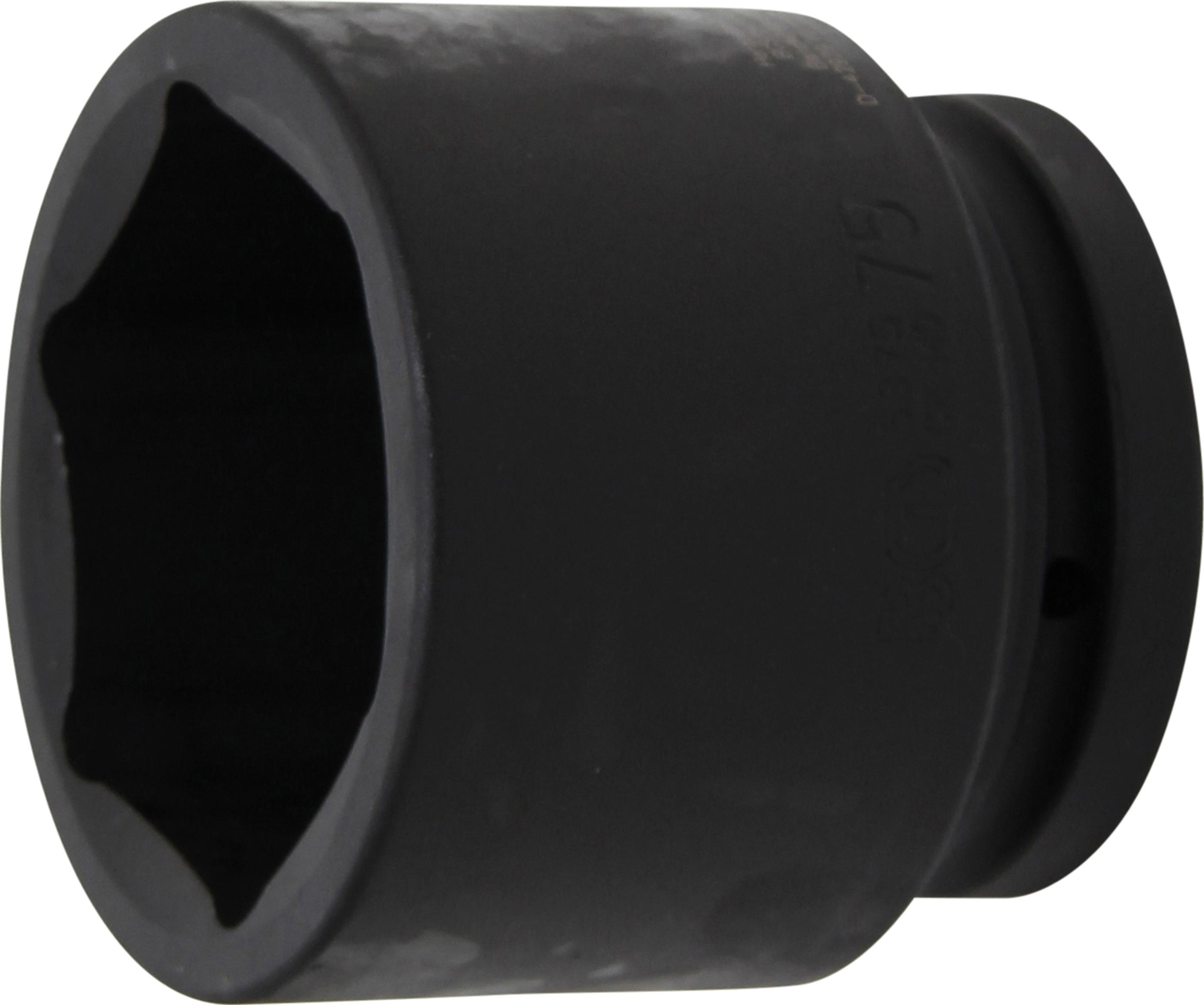 Kraft-Steckschlüssel-Einsatz Sechskant | Antrieb Innenvierkant 25 mm (1") | SW 75 mm BGS5875