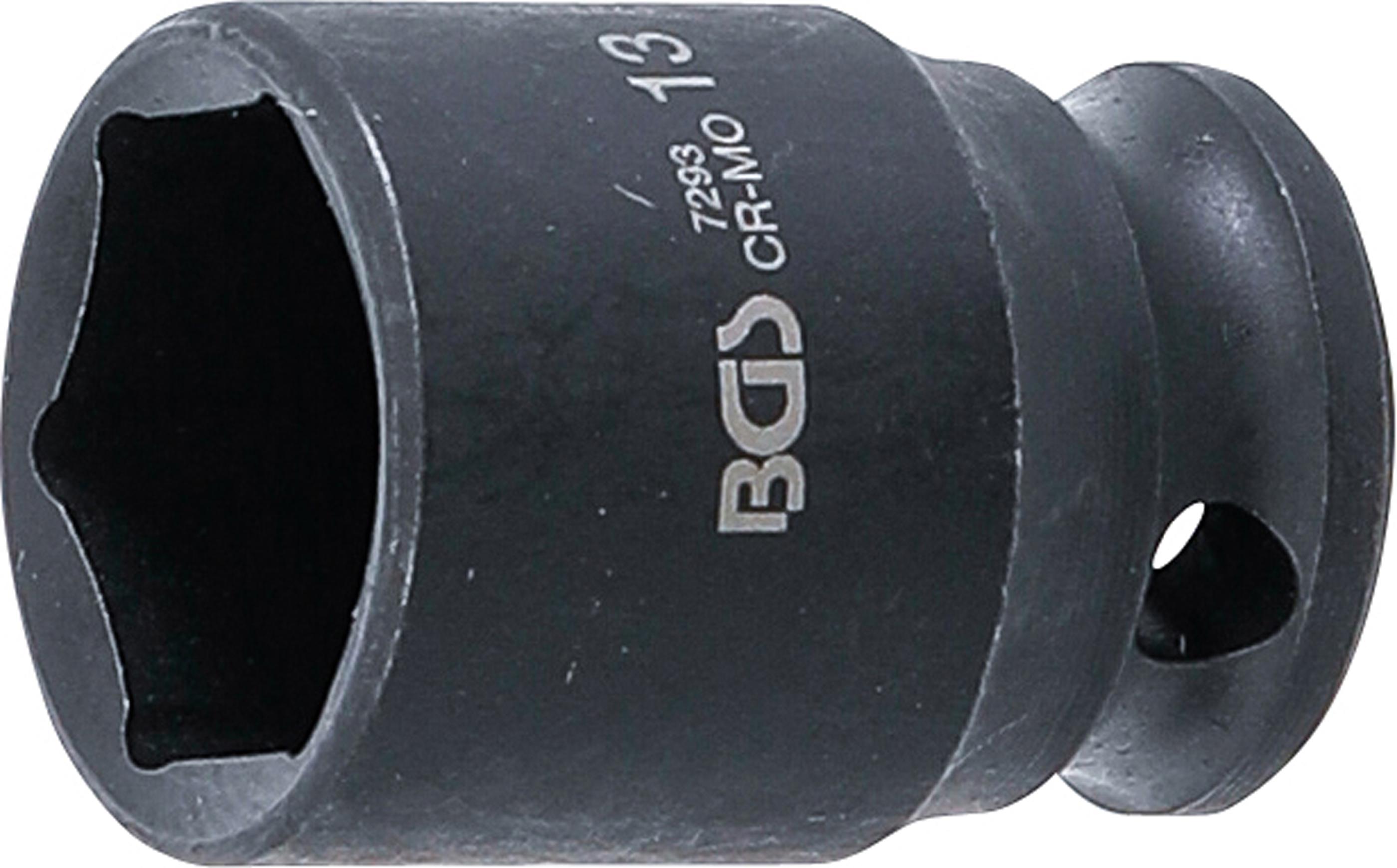 Kraft-Steckschlüssel-Einsatz Sechskant | Antrieb Innenvierkant 6,3 mm (1/4") | SW 13 mm BGS7293