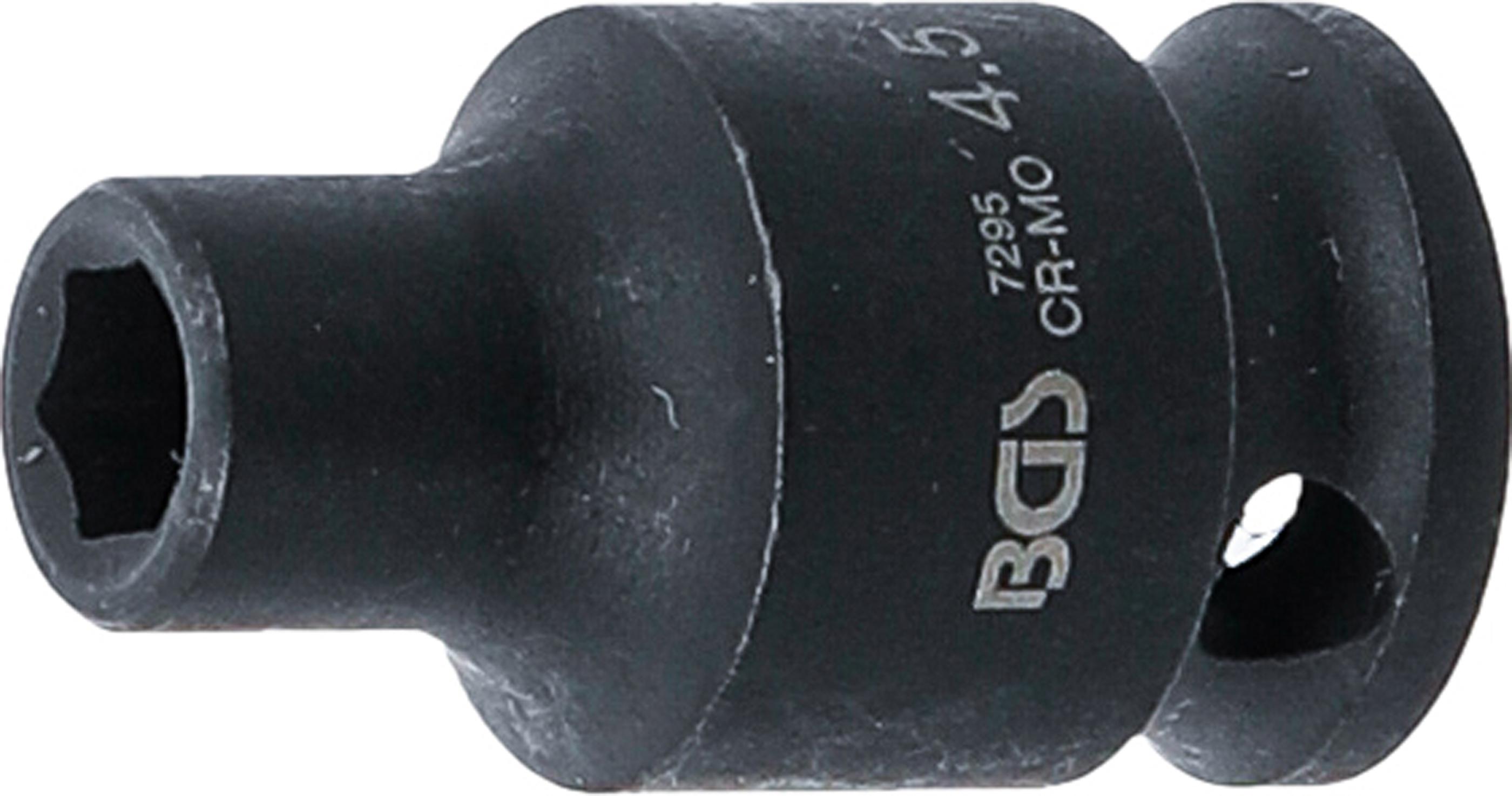 Kraft-Steckschlüssel-Einsatz Sechskant | Antrieb Innenvierkant 6,3 mm (1/4") | SW 4,5 mm BGS7295