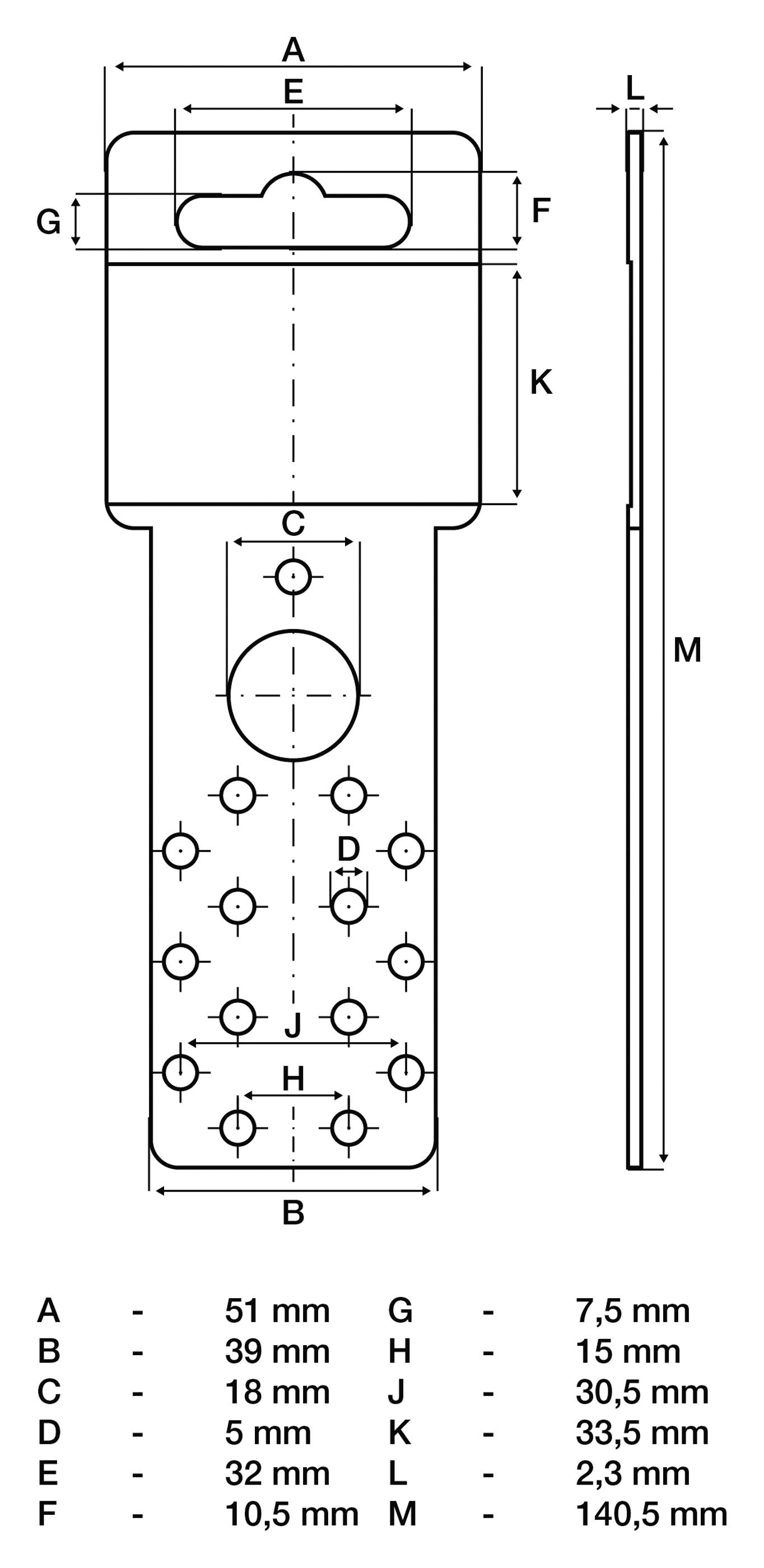 Kunststoff-Aufhänger für Feilen o.ä. BGSHANGER-6