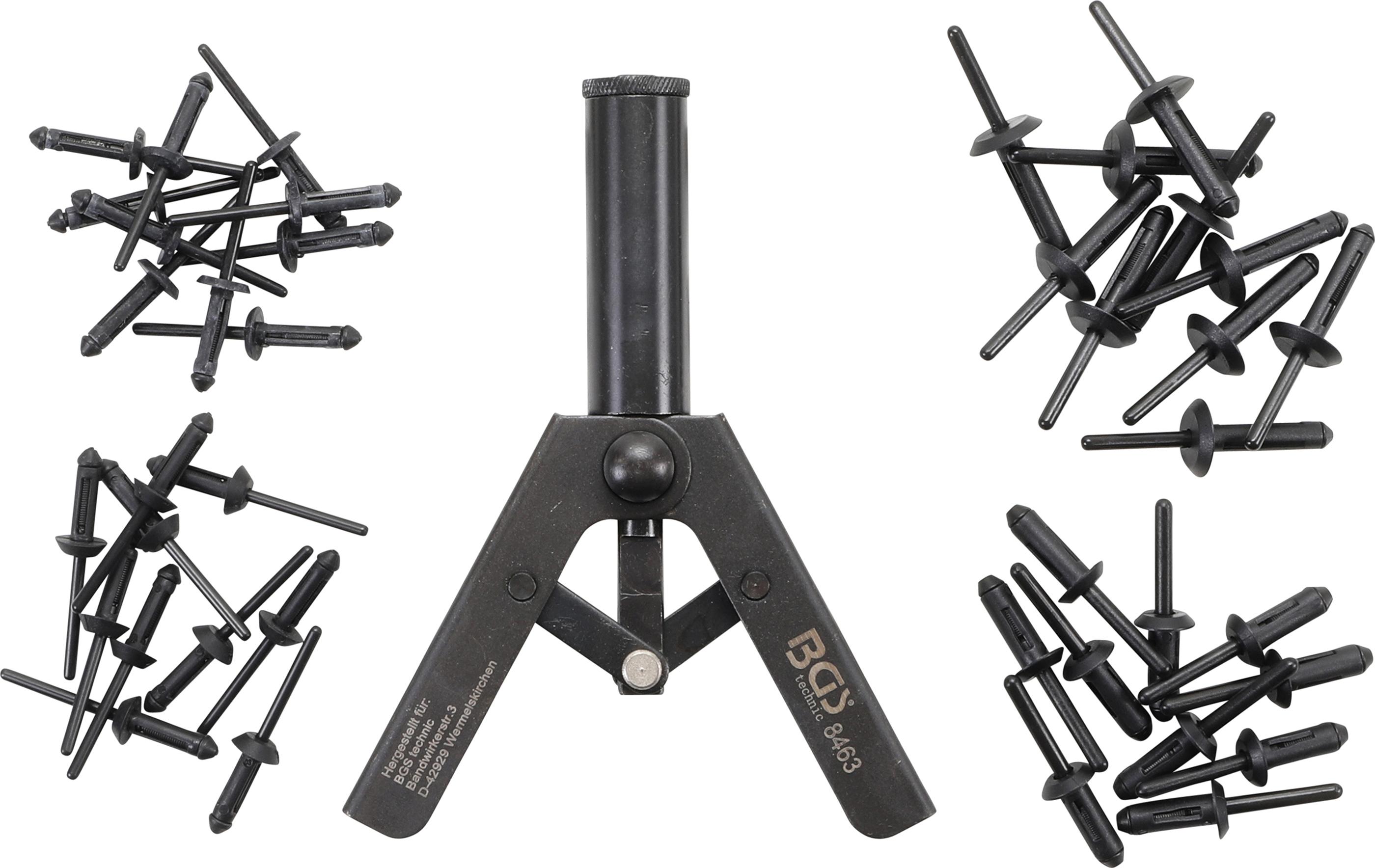 Kunststoff-Nietzangen-Satz | 41-tlg. BGS8463